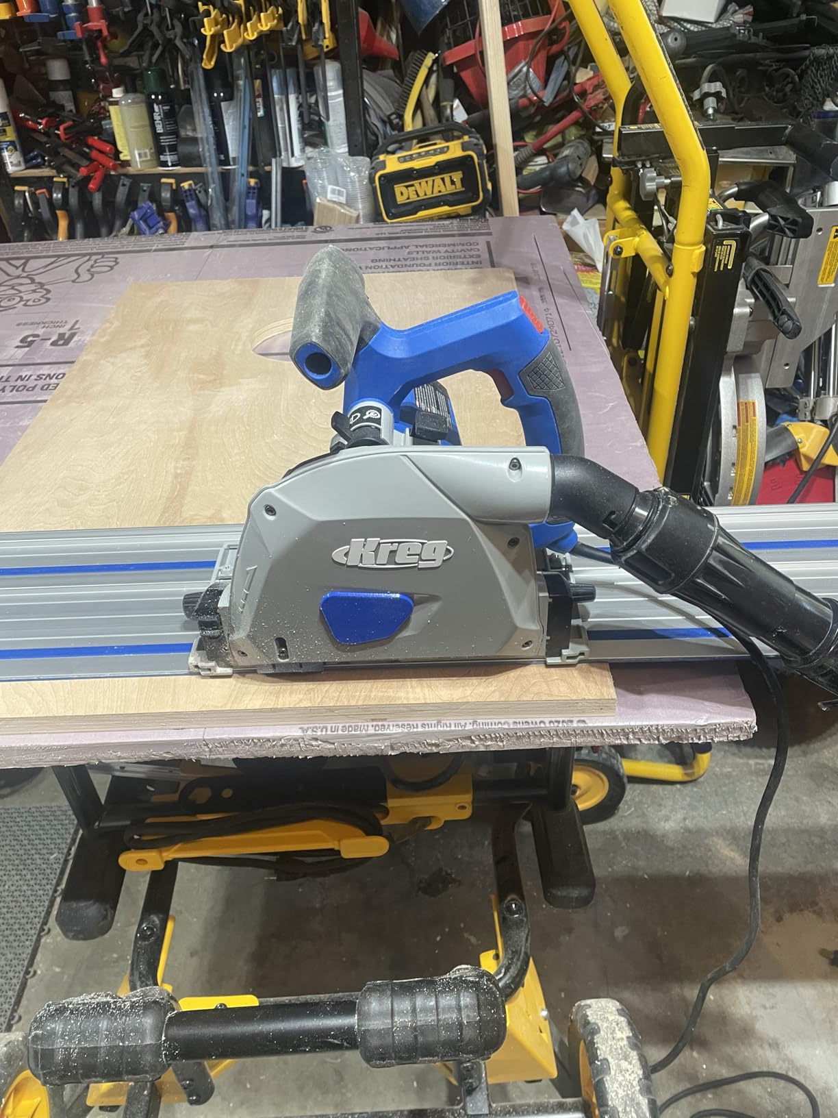 Kreg Adaptive Cutting System Plunge Saw - Plunge Circular Saw - Cuts Solid Wood & Plywood - Adjustable Track Saw - Carpentry Tools & Accessories - ACS-SAWBB | Plunge Circular Saw, Cuts Solid Wood and Plywood, Adjustable Track Saw, Carpentry Tools and Accessories, ACS-SAWBB customer photo 2