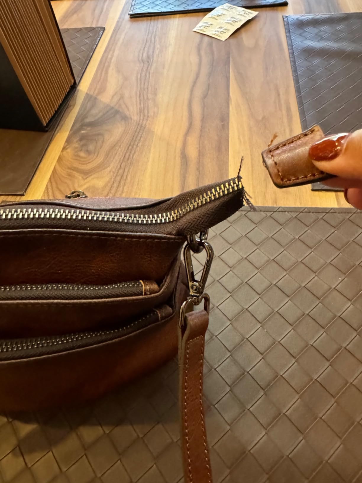 HESHE Leather Crossbody Bags for Women Vintage Shoulder Handbag for Travel customer photo 2