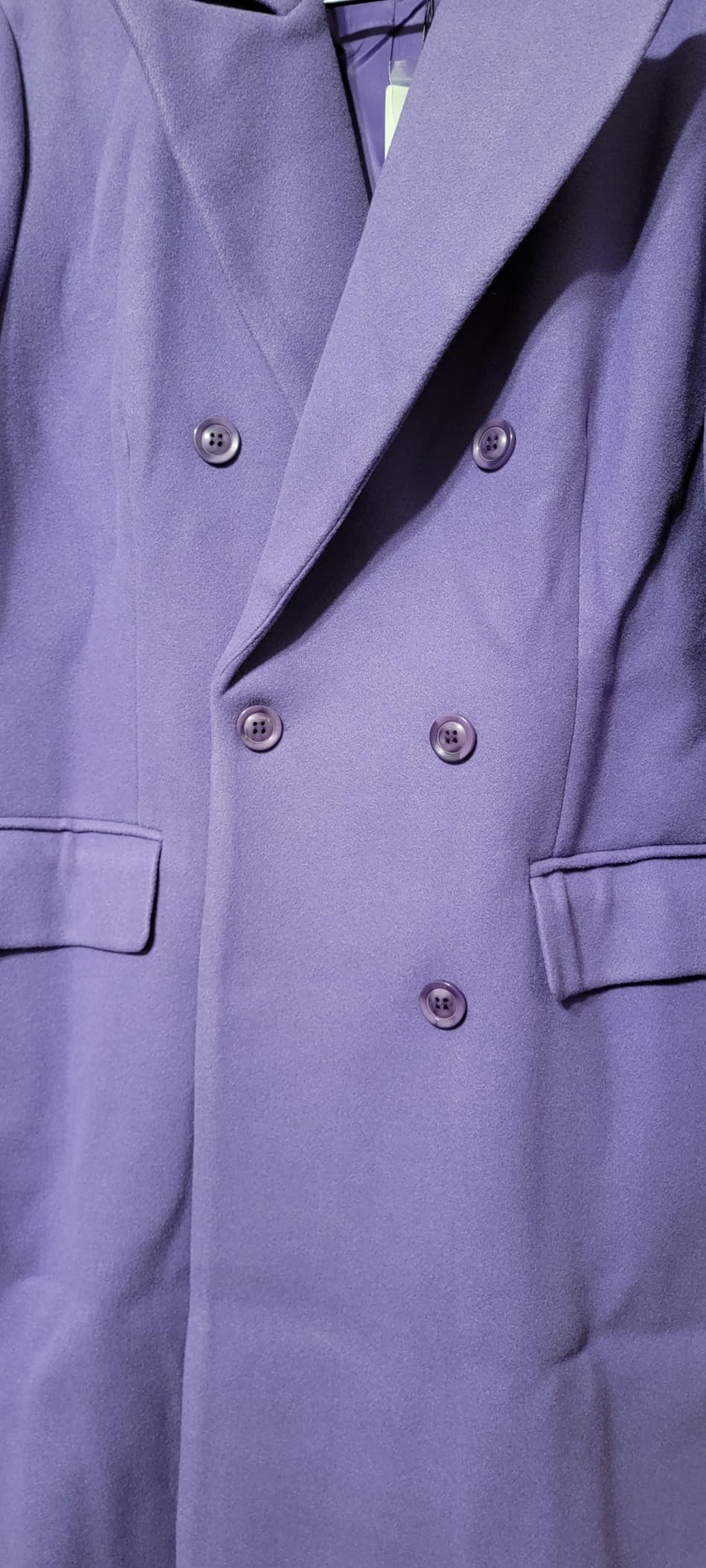 IDEALSANXUN Womens Long Wool Coat Double Breasted Trench Coat Fall Winter Clothes customer photo 1