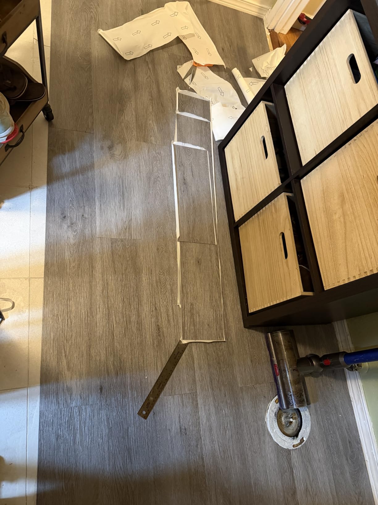 Art3d 36-Pack Peel and Stick Vinyl Floor Tiles (54 Sq.Ft), Grey Ash customer photo 2