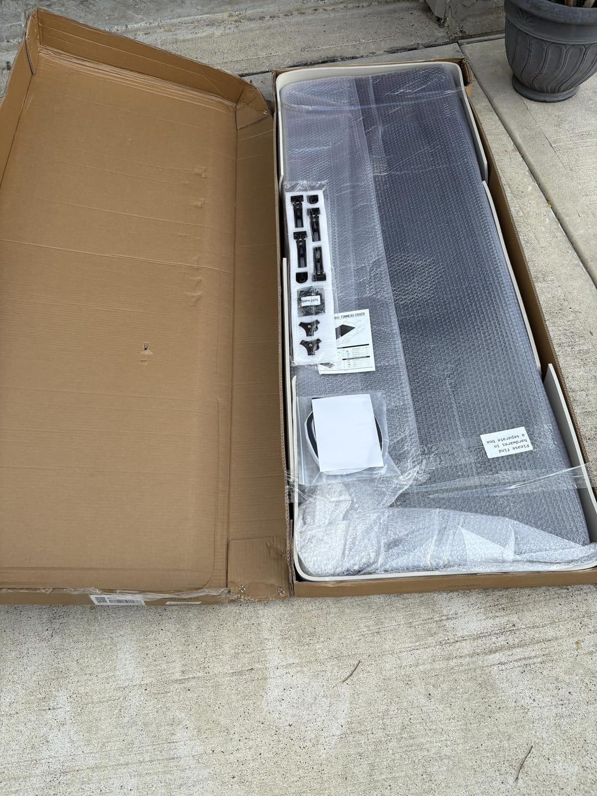 Hard Folding Truck Bed Tonneau Cover Compatiable with Ford F150 Pickup 2015-2026 6.5 FT Standard Box, Tri Fold Style customer photo 1