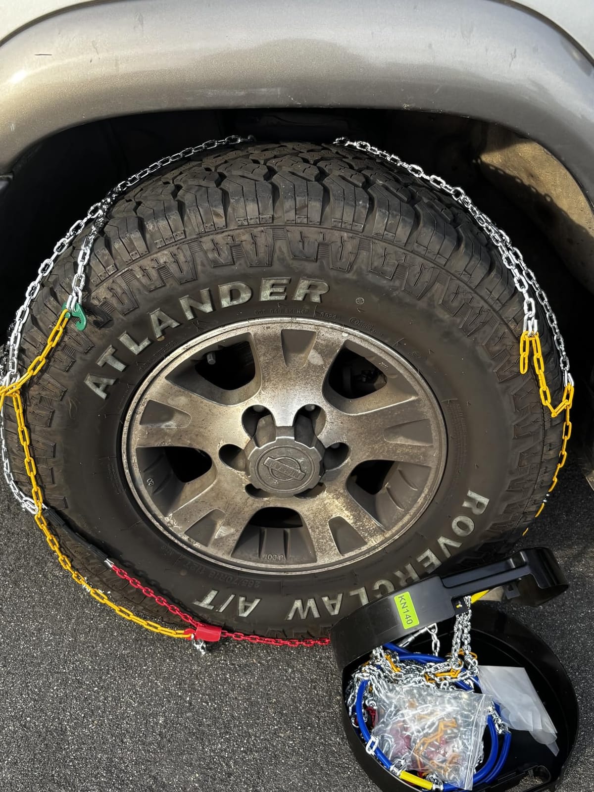 SCITOO KN140 Snow Chains for Passenger Car, Pickup, Trucks, SUV customer photo 1