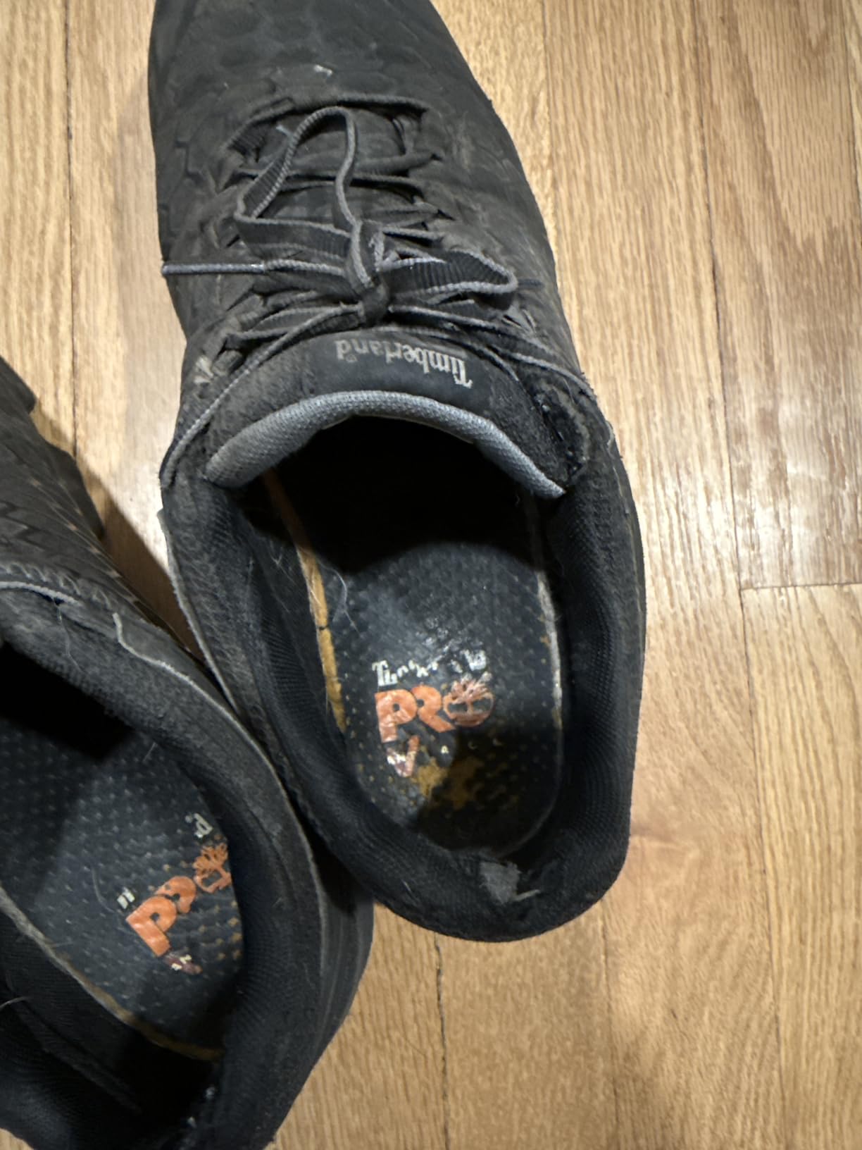 Timberland PRO Men's Powertrain Sport Alloy Safety Toe Industrial Athletic Work Shoe, Black/Grey-2024 New, 11 customer photo 2