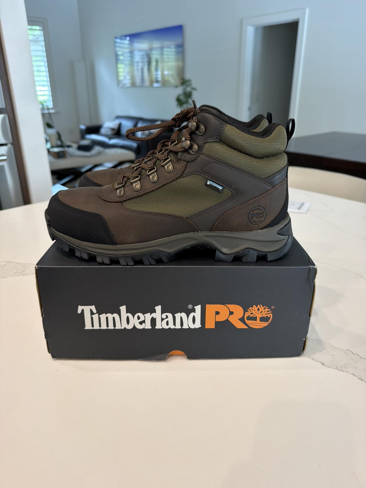 Timberland PRO mens Keele Ridge Steel Safety Toe Waterproof Industrial Hiking customer photo 1