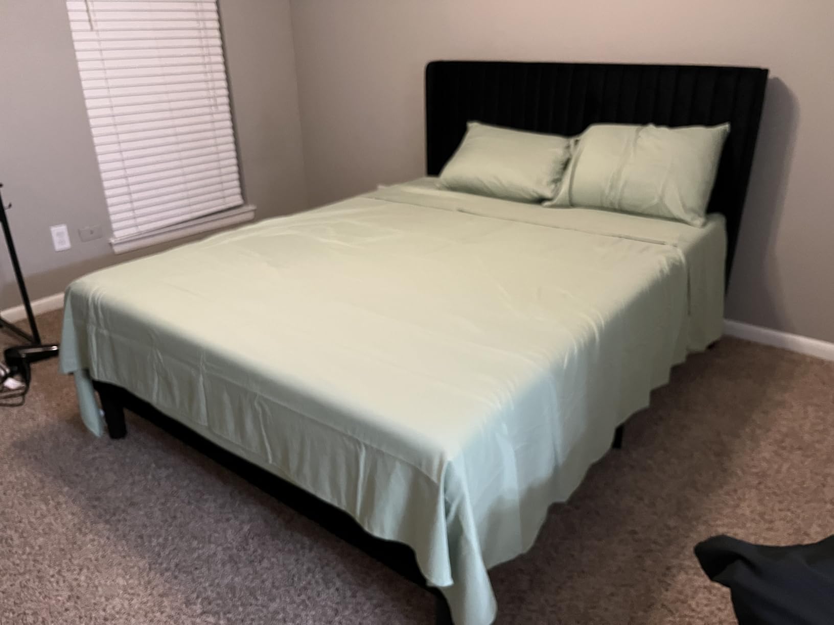 Zinus 12 Inch Queen Green Tea Memory Foam Mattress, Medium Firm Feel customer photo 2