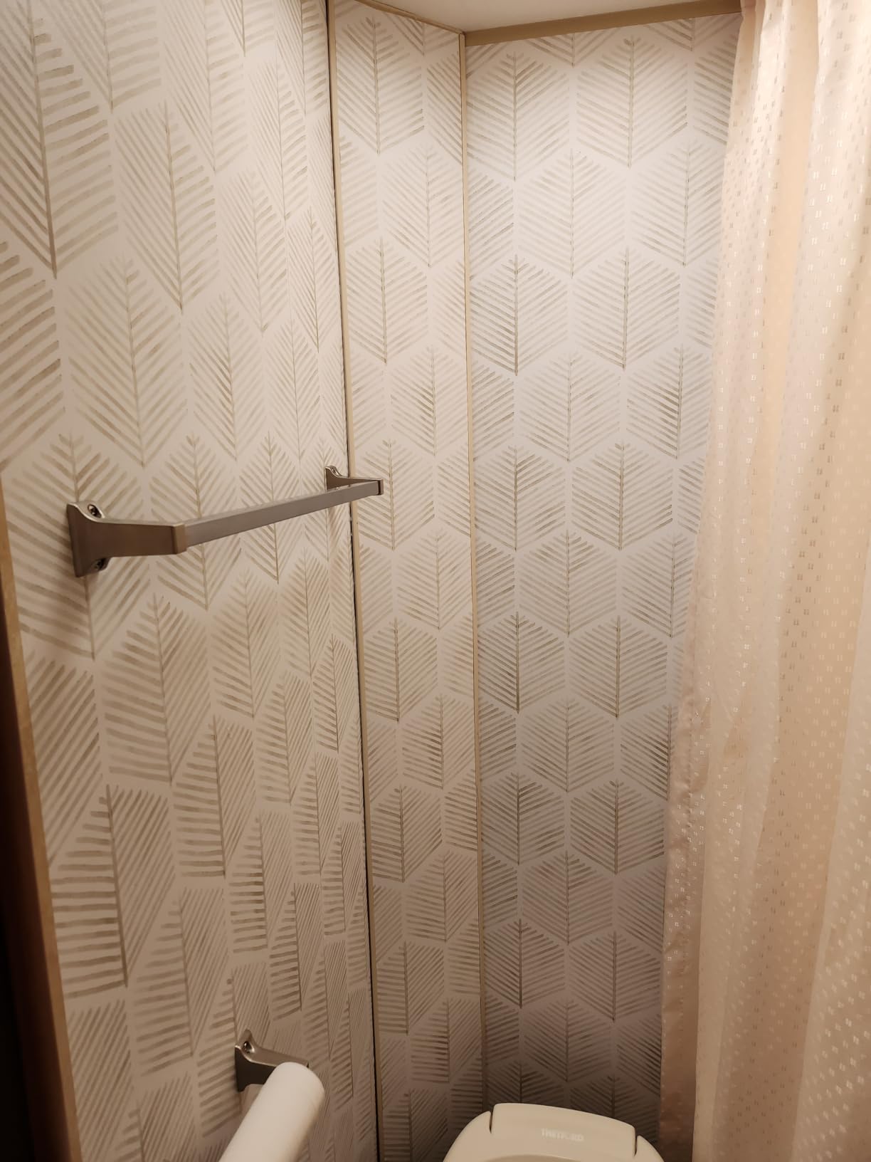 OSECAGE Geometric Peel and Stick Wallpaper Boho Contact Paper 17.3''×78.8'' customer photo 2