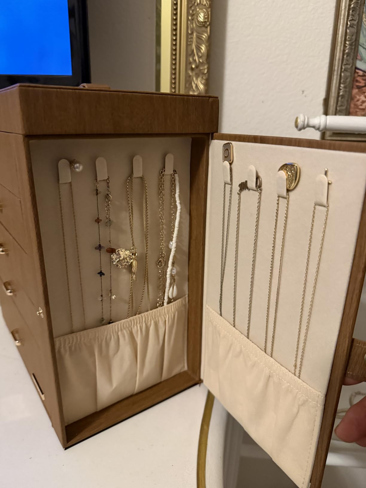 Homde Large Jewelry Box for Women: 5-Layer Organizer with Lock for Dresser customer photo 2