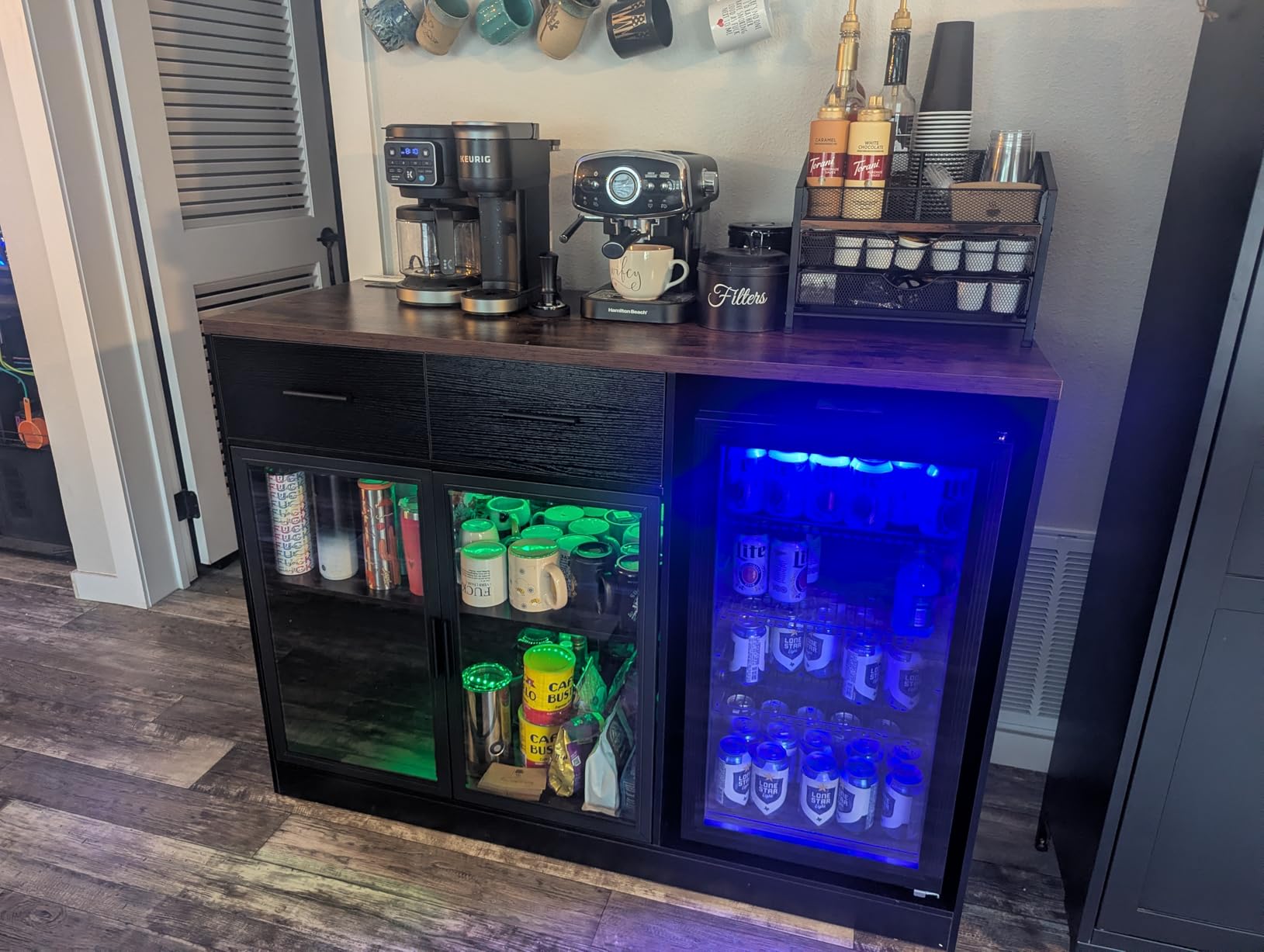 130 Can Beverage Refrigerator, 3.2 Cu.Ft Mini Fridge Beverage Cooler customer photo 1