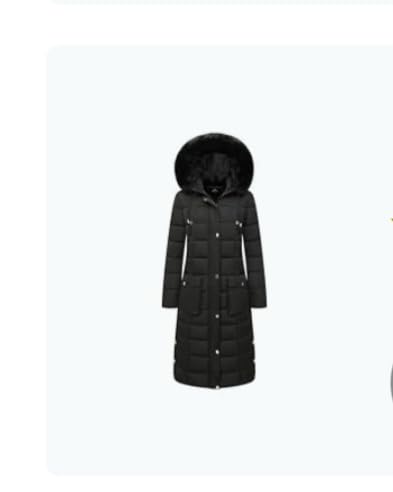 MOERDENG Women's Waterproof Long Winter Down Coats Warm Puffer Jacket Parka customer photo 1