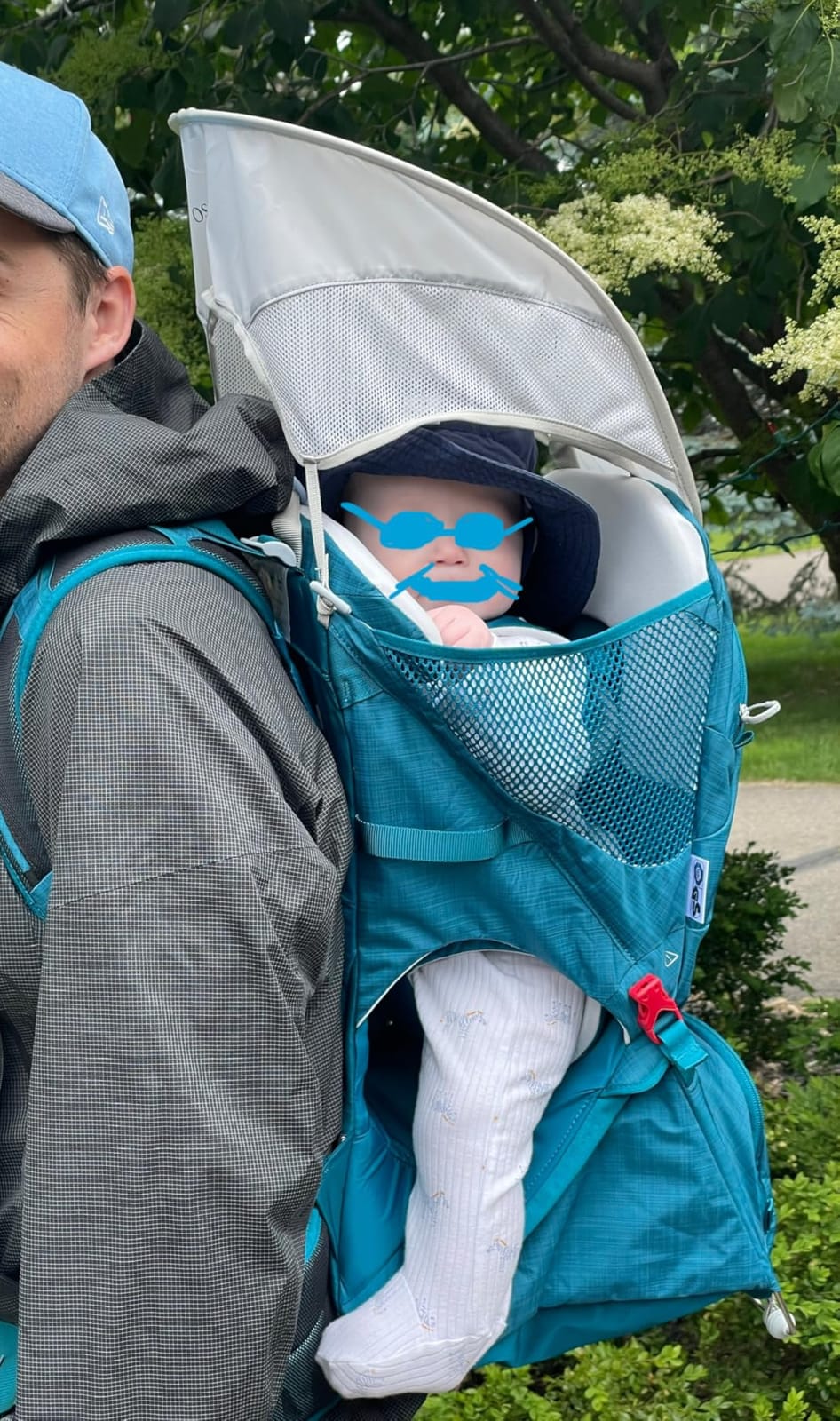 Osprey Poco SLT Lightweight Child Carrier Backpack, Green OS customer photo 2