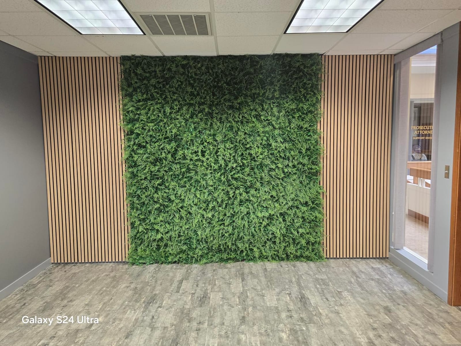 2-Pack Wood Panels for Wall - Acoustic Wood Slat Wall Panels, Soundproof Wooden Paneling for Interior Decor customer photo 2
