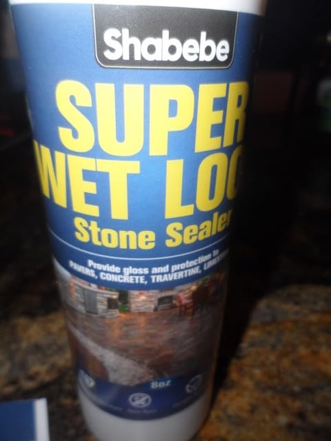 Super Wet Look Stone Sealer-1 Gallon, Durable & Long-Lasting Protection with High Gloss Finsh, Stain Proof, Against Water Damage & Dissolved Salts Natural Stone Sealer for Sandstone, Driveways customer photo 2