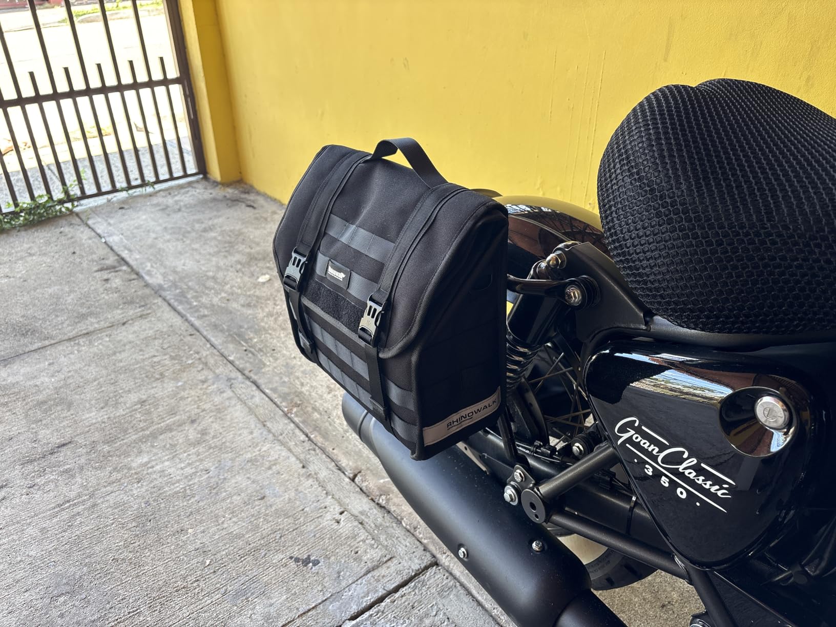 Rhinowalk Motorcycle Saddlebags, Waterproof Saddlebags, Quick Release 15L Single Side Hanging Bag Motorcycle Accessories customer photo 1