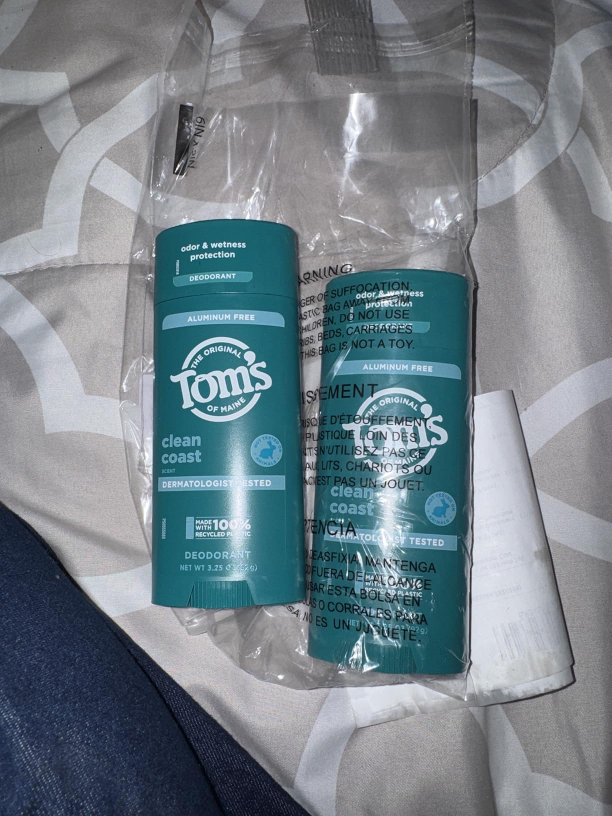Tom’s of Maine Mountain Spring Natural Deodorant, 3.25 oz (2 Pack) customer photo 1