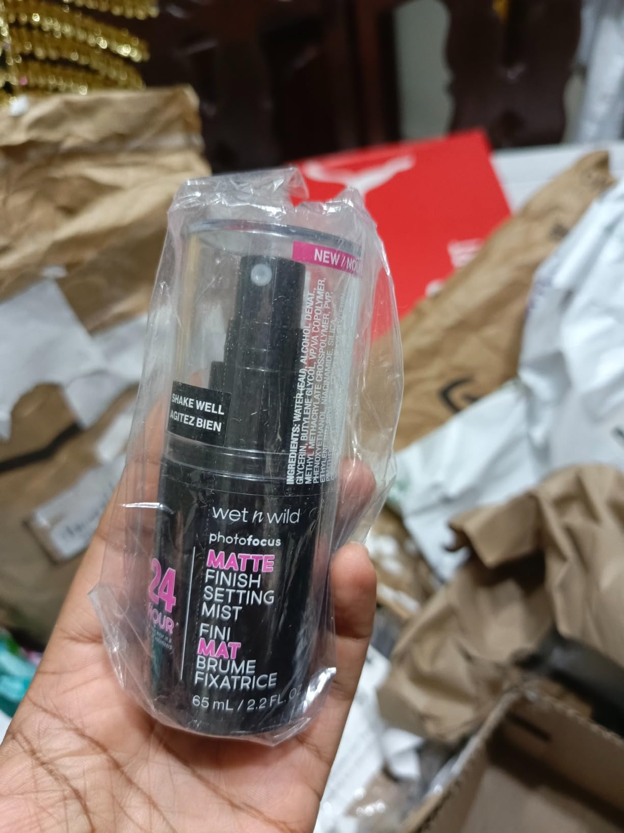 Wet n Wild Photo Focus Matte Finish Setting Mist, Matte - clear customer photo 2