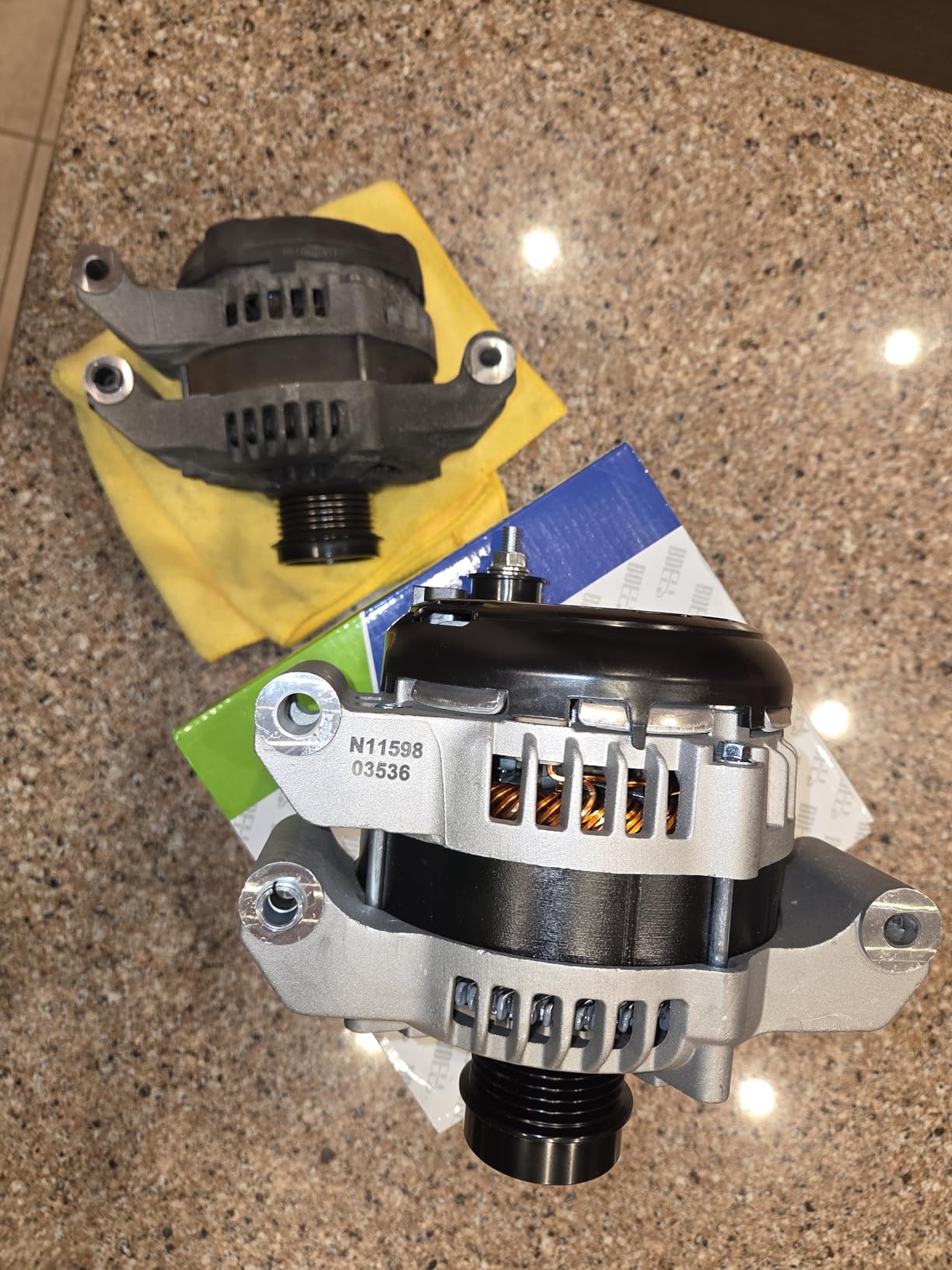 Alternator Replacement New 3.6L 170 AMP for 2009-2017 Chevrolet Traverse, 2007-2016 GMC Acadia, 2007 2008 2009 2010 Saturn Outlook, 2008-2017 Buick Enclave, 23105717 25815839 AND0481 400-52153 customer photo 2