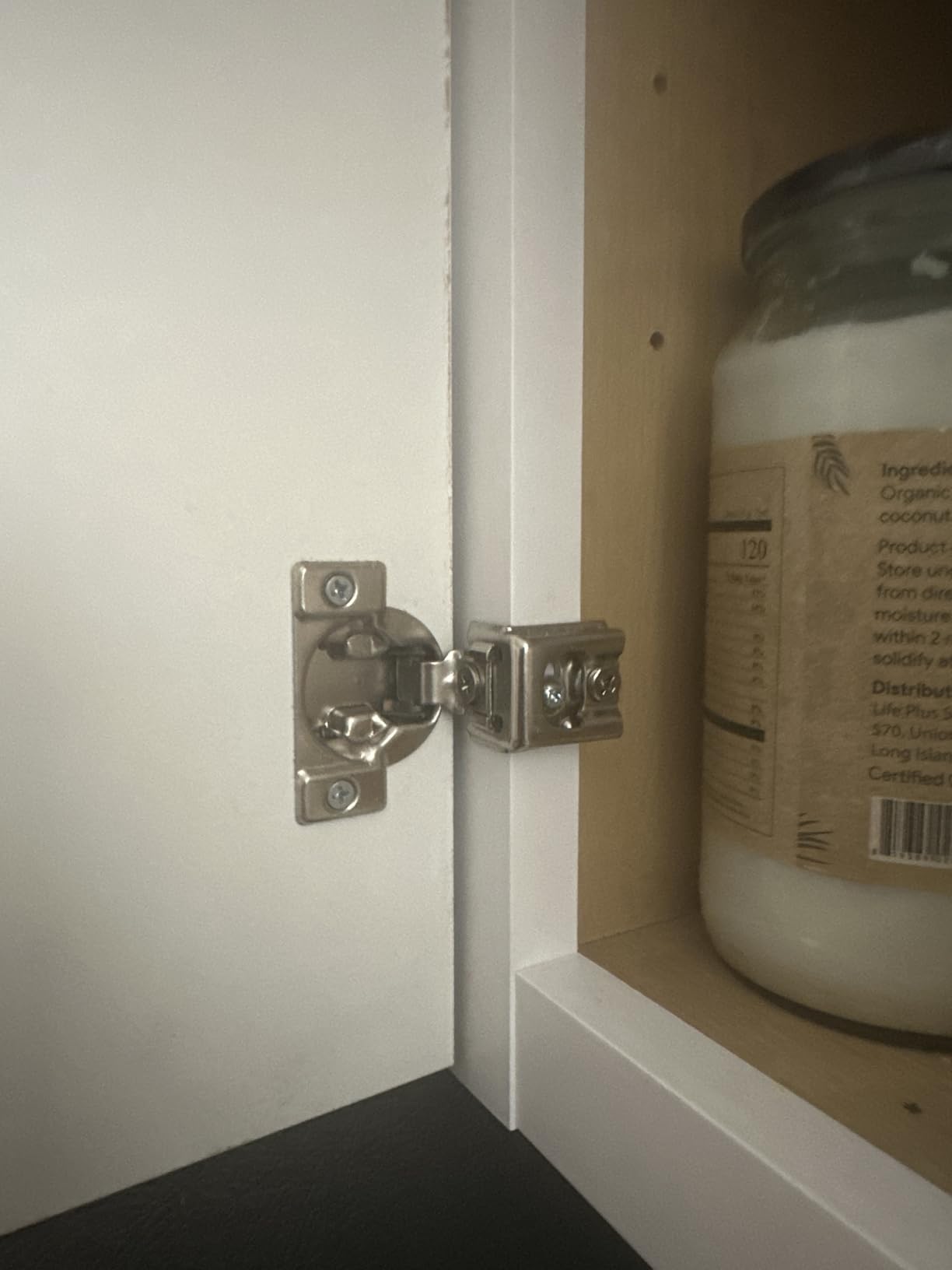 Ravinte Full Overlay Cabinet Door Hinges,105 Degree,2 Packs 1 Pair customer photo 2