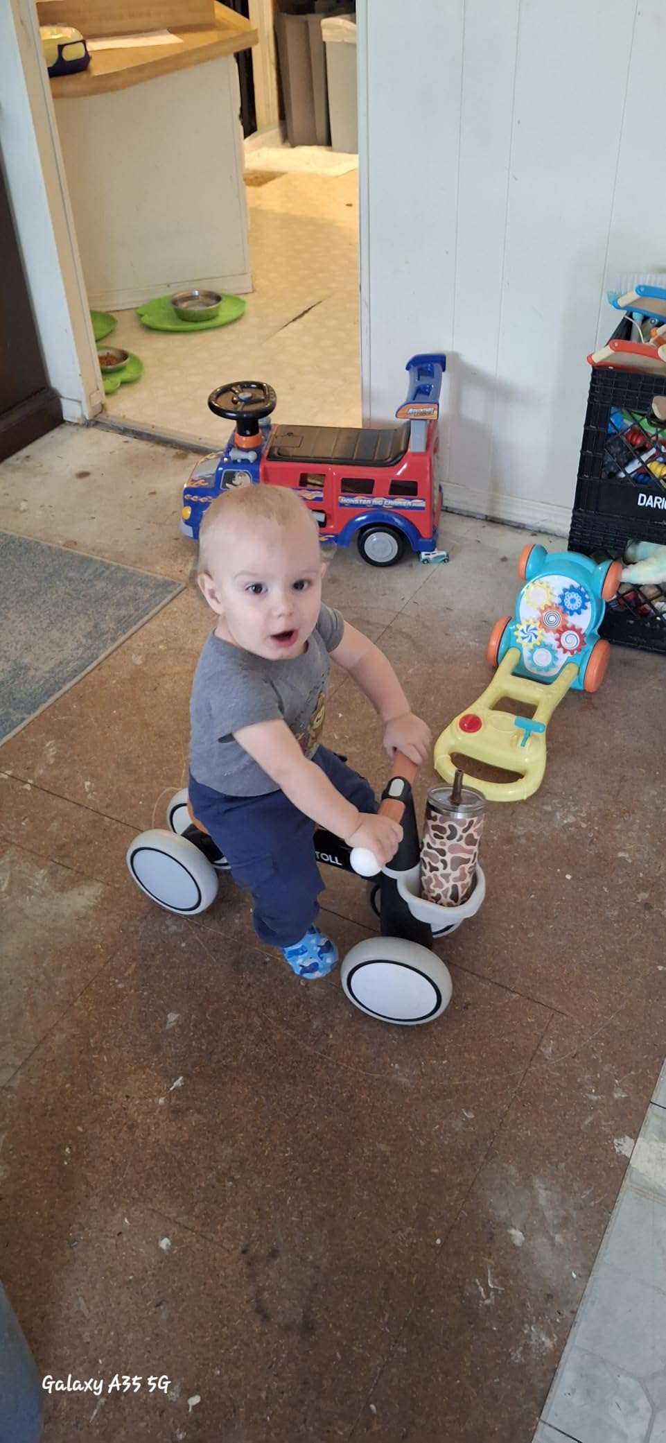 Umatoll Baby Balance Bike Toy for 1 Year Old Boy Girl, First Birthday Gift customer photo 1
