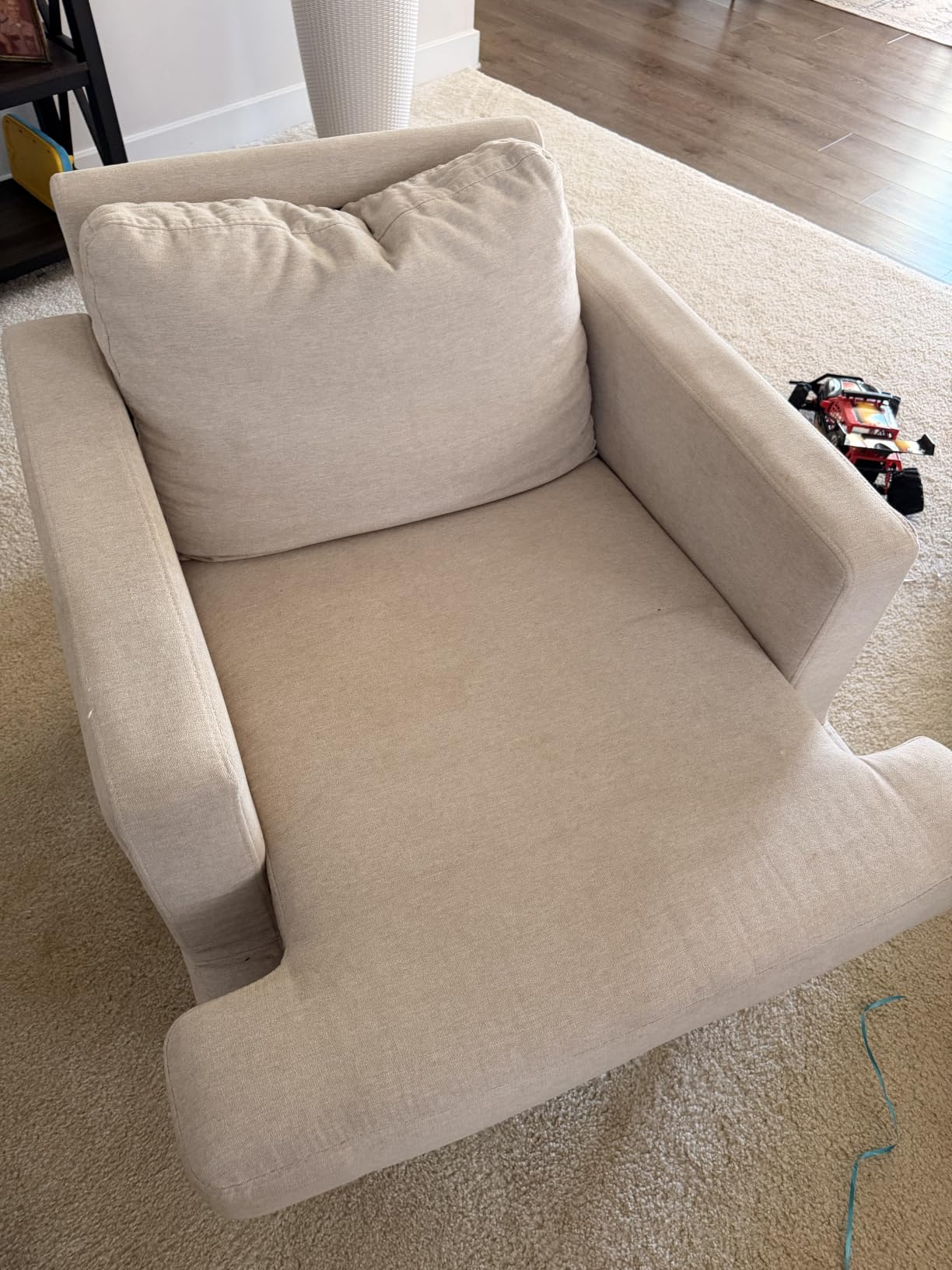 Weture Mid-Century Accent Chair, Dark Grey Armchair Living Room Chairs customer photo 2