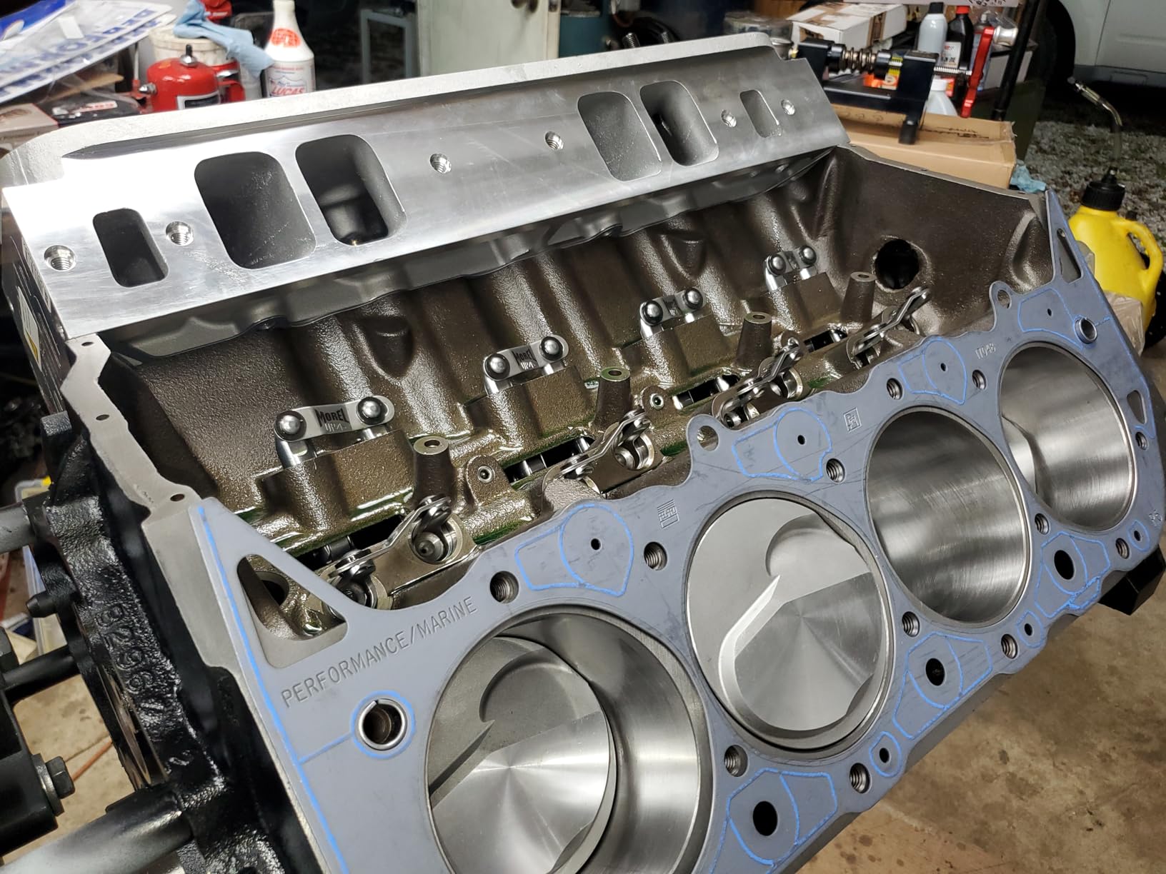 Aluminum Cylinder Head for BBC Big Block Chevy 330cc/122cc 396 427 454 502 540 customer photo 1
