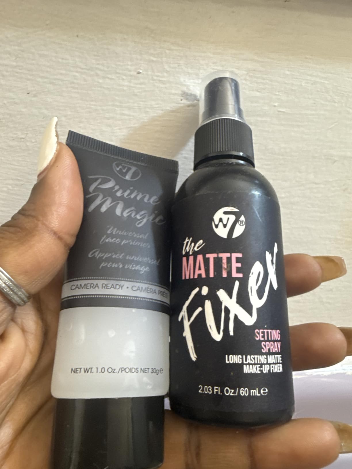 W7 Prime Magic and The Fixer Matte Duo - Primer and Setting Spray customer photo 2
