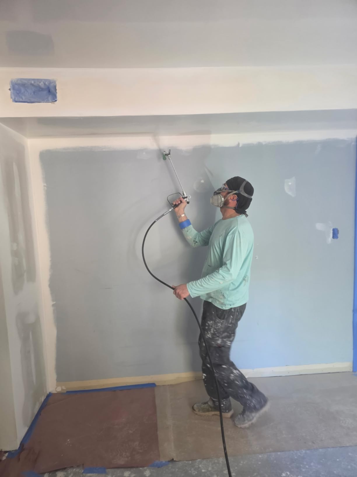 VEVOR 750W Stand Airless Paint Sprayer,3000PSI High Efficiency Electric | Fine and Even Painting Effect, Handheld Paint Sprayers, Metal Material, for Home Interior and Exterior, Furniture and Fences customer photo 2
