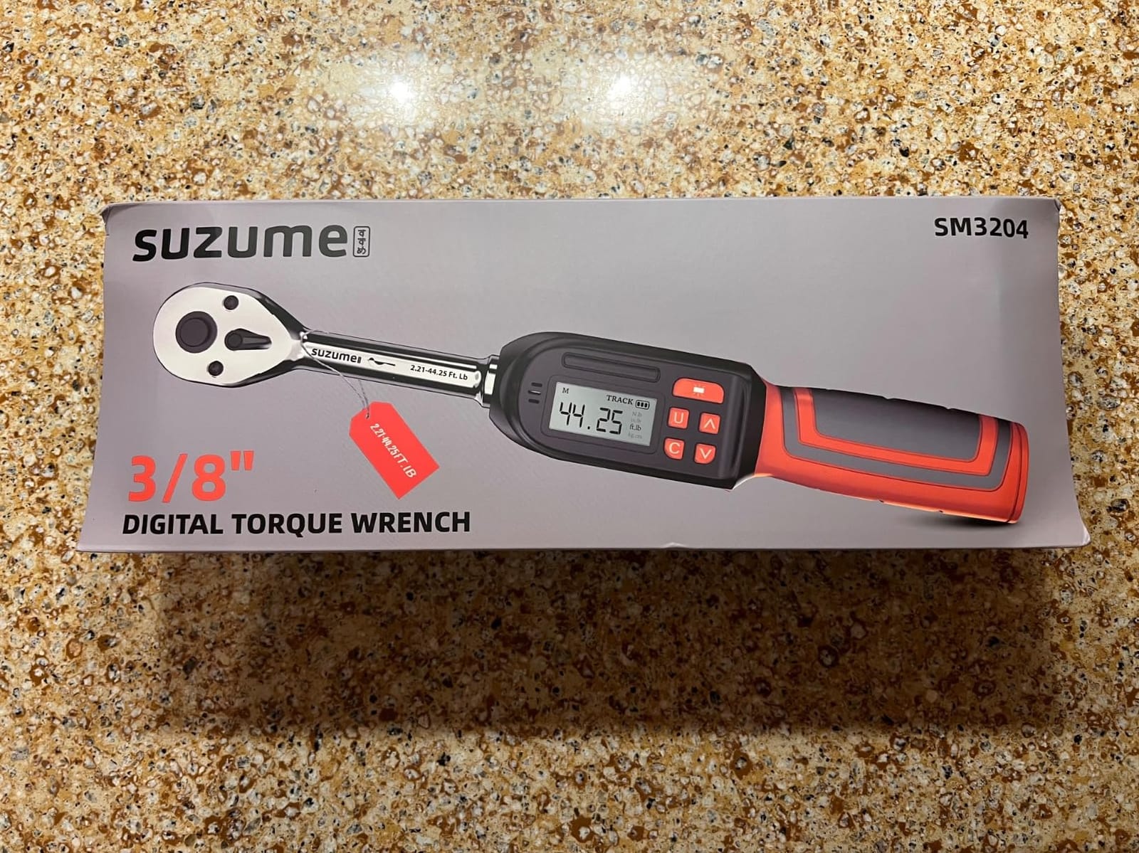 SUZUME Digital Torque Wrench 3/8 Drive (5.02-99.57 Ft. Lb / 6.8-135 N.m) | ±2% Accuracy,Buzzer and LED Alert,Electric Display,Peak & Track,Foot / Inch Pound,Automotive,Car, Moto,Spark Plug,Engine,Bike customer photo 1