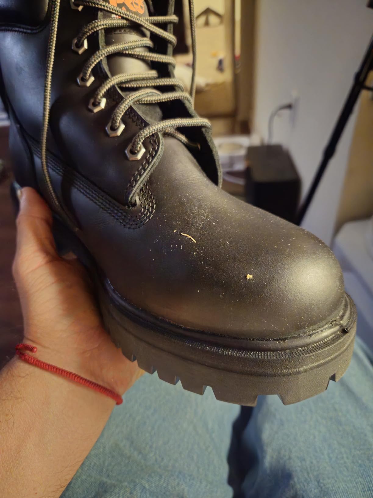 Timberland PRO Men's Direct Attach 6 Inch Steel Safety Toe Insulated Waterproof Industrial Work Boot customer photo 2