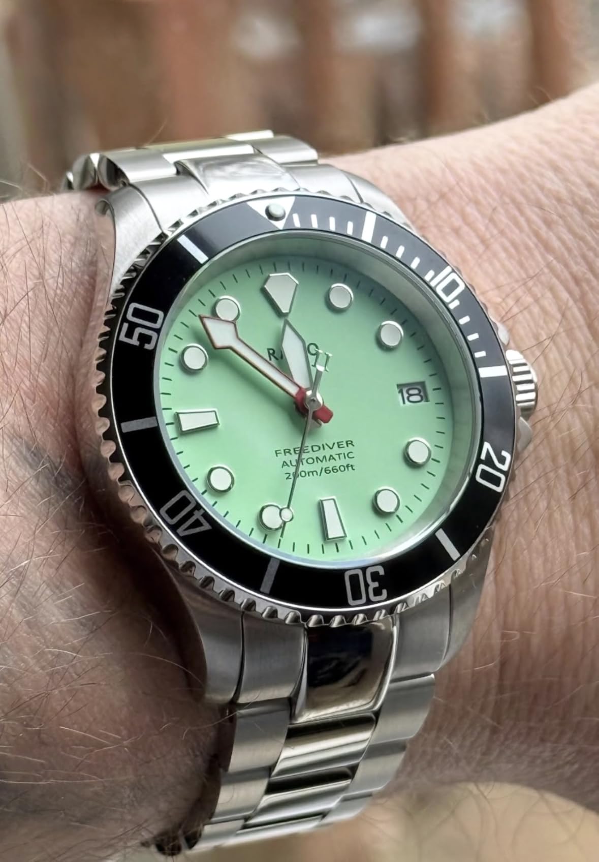 RATIO FreeDiver Sapphire Crystal Diver Watch Japanese Automatic Movement Dive Watch 200m Water Resistant Diving Watch for Men customer photo 2