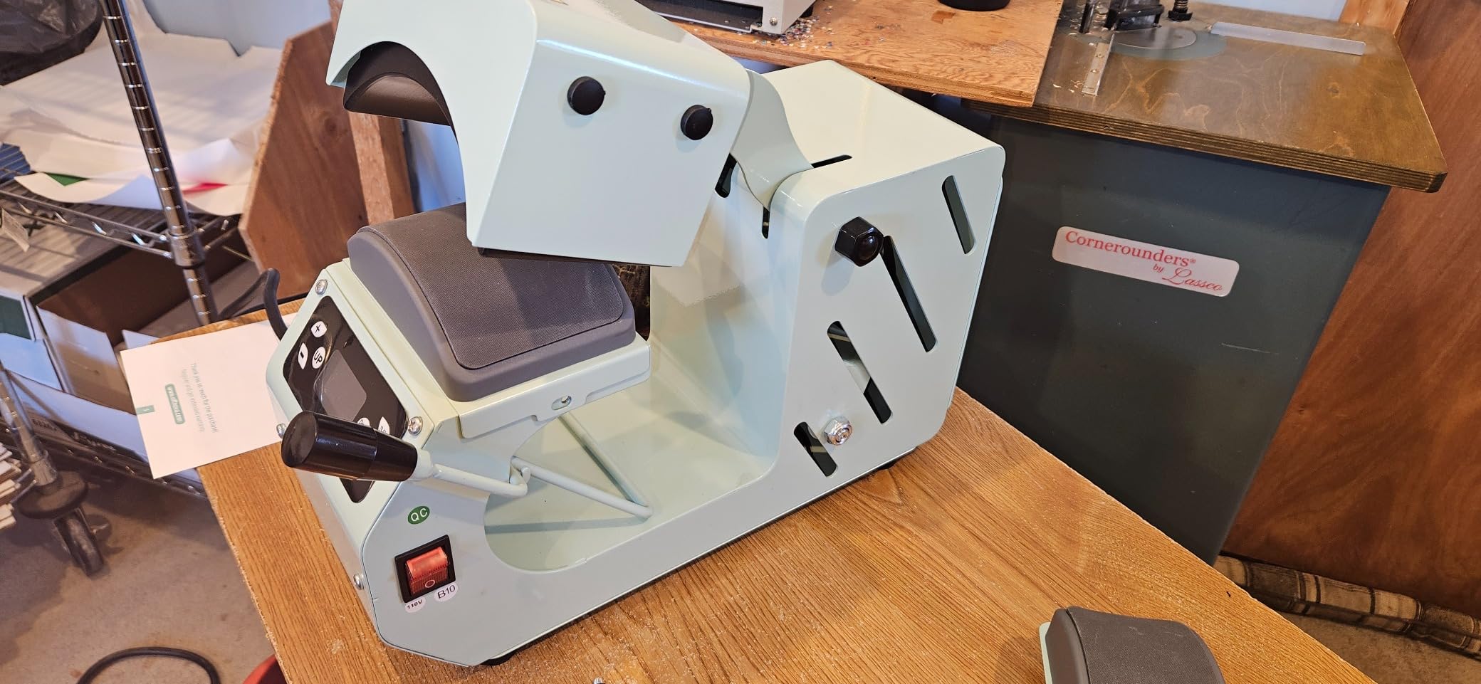 OFFNOVA Hat Heat Press Machine for Caps with 2 Interchangeable Platens, Temp & Time Control with Auto Countdown, Efficient Heat Transfer for HTV Iron On and Sublimation Projects (Auto-Green) customer photo 2