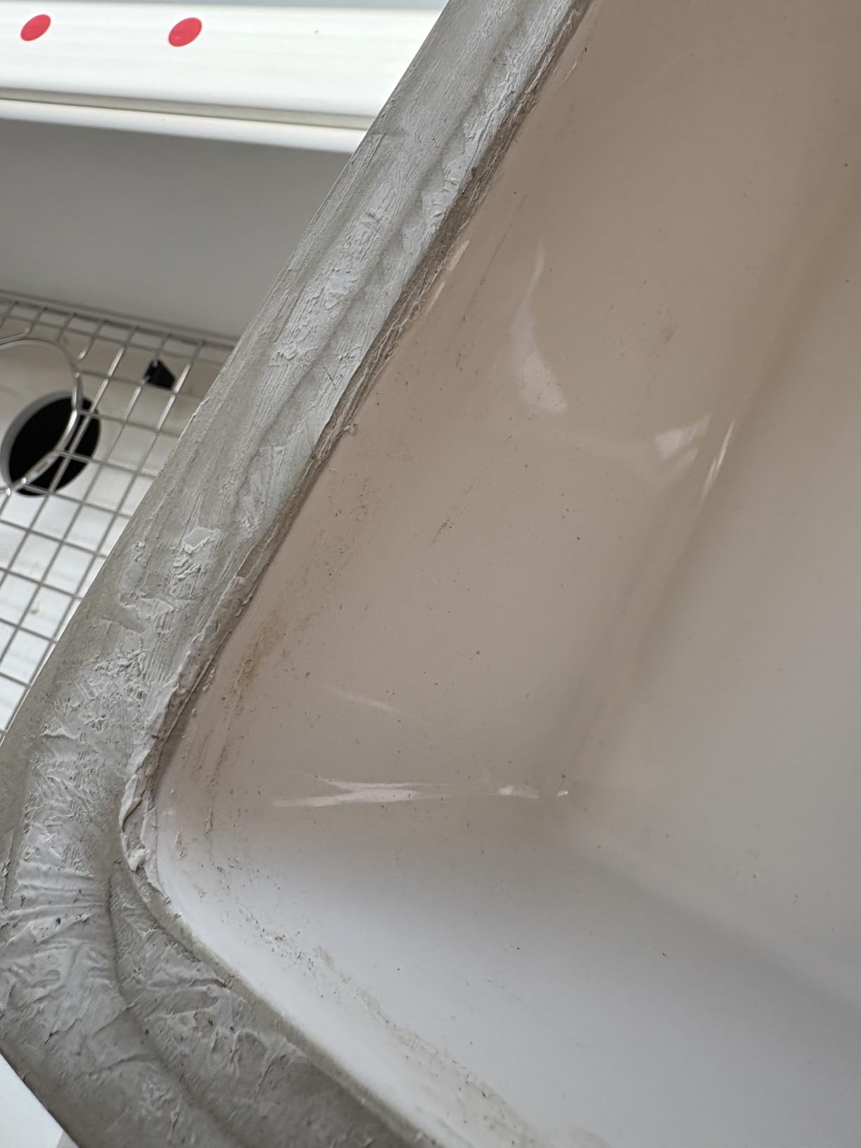 20 Inch Undermount Bathroom Sink White Rectangle Sink with Overflow customer photo 2