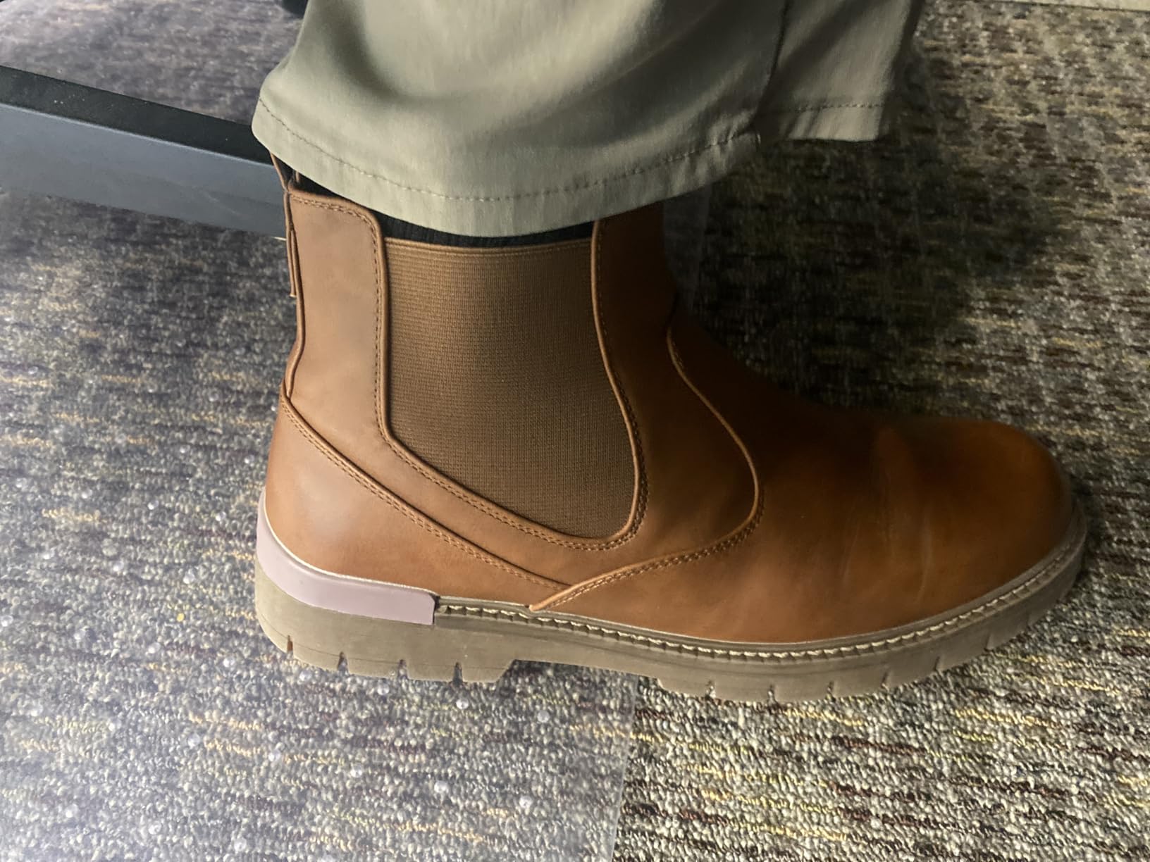 Jousen Men's Chelsea Boots Slip-On Casual Boots customer photo 1