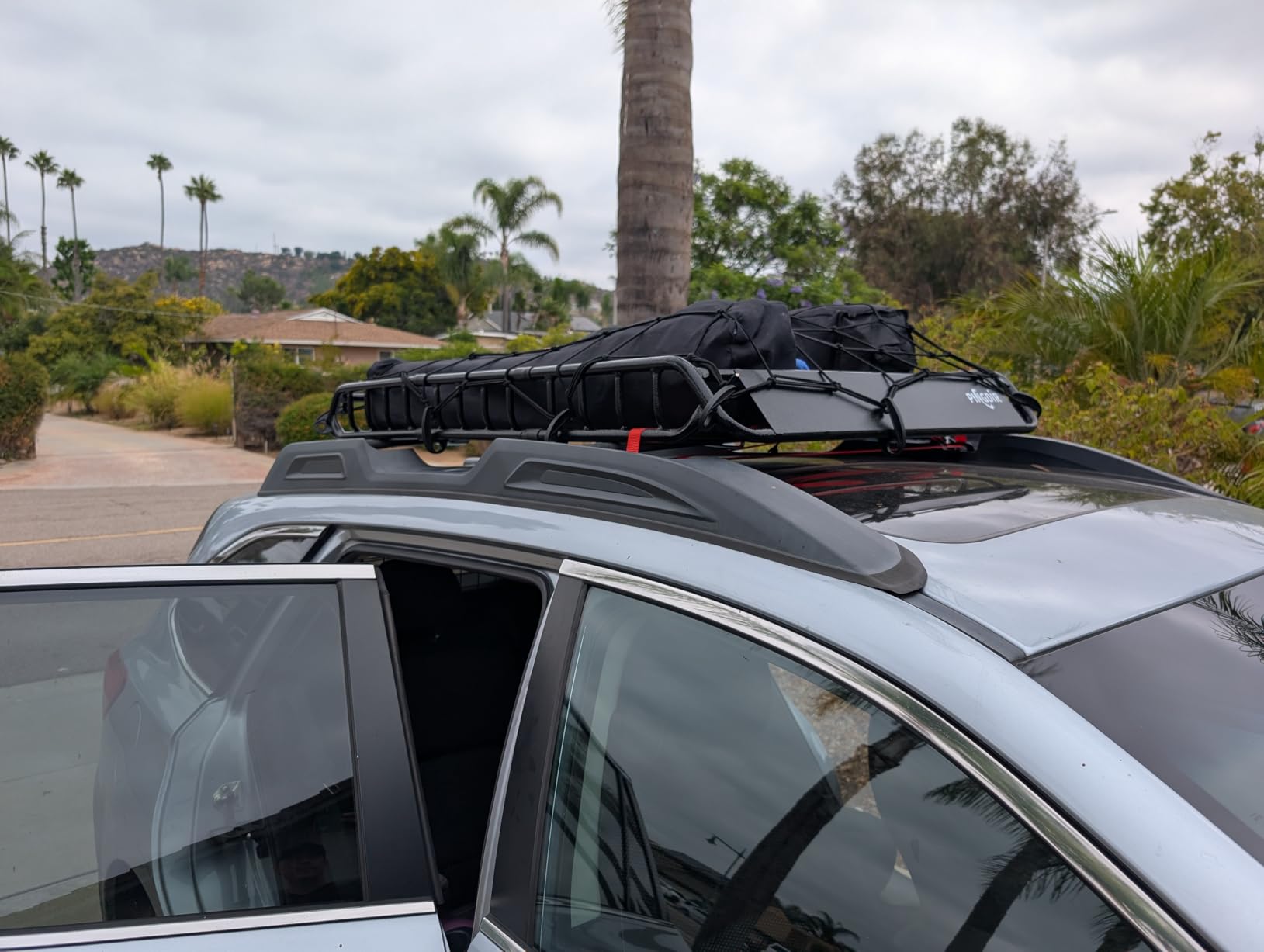 PINGDIR roof Rack Basket Rooftop Cargo Carrier 46