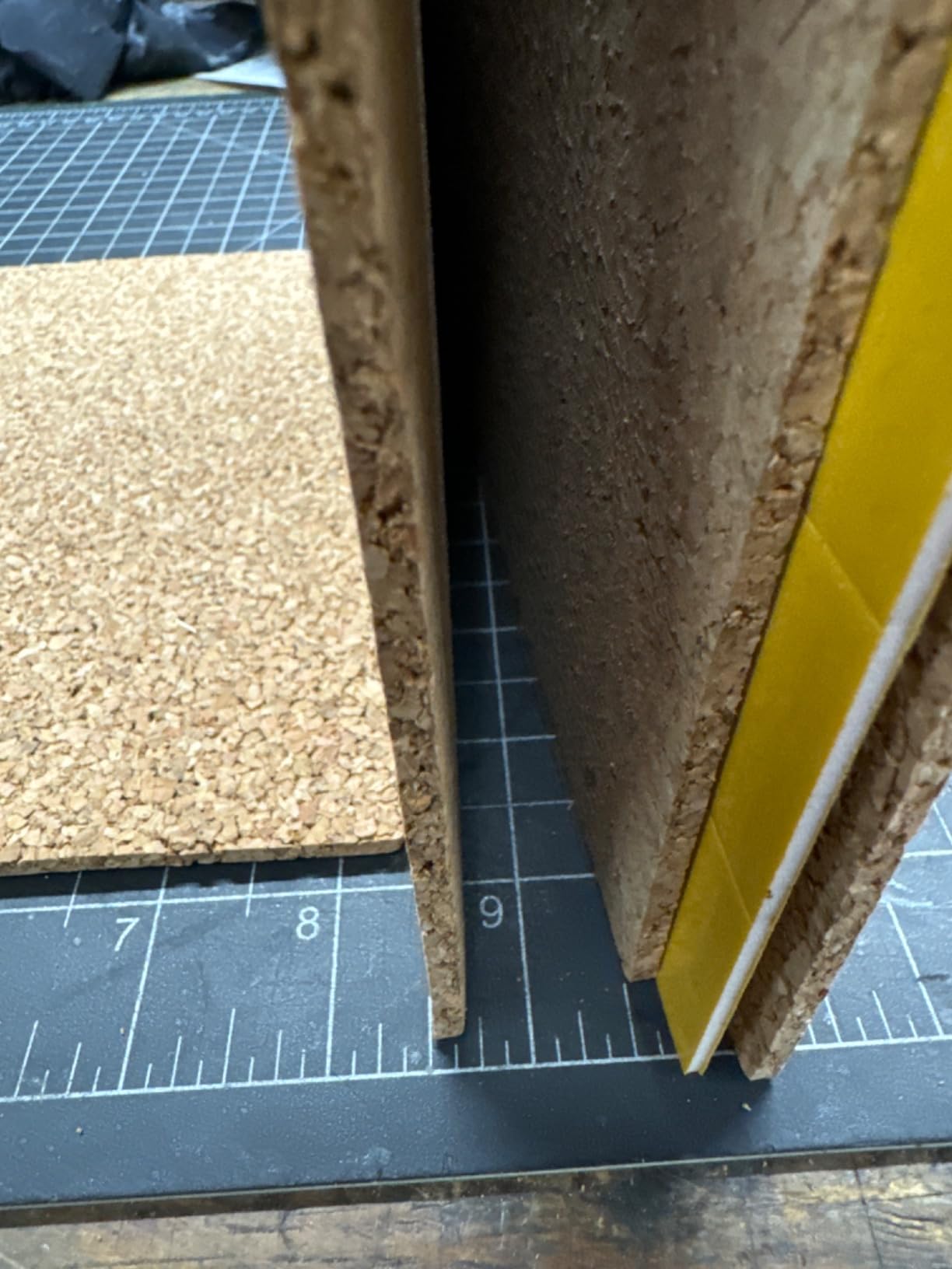 Go4Cork Square Cork Tiles - 4 Pack, 8.5 x 8.5 x 5/32 inch customer photo 2