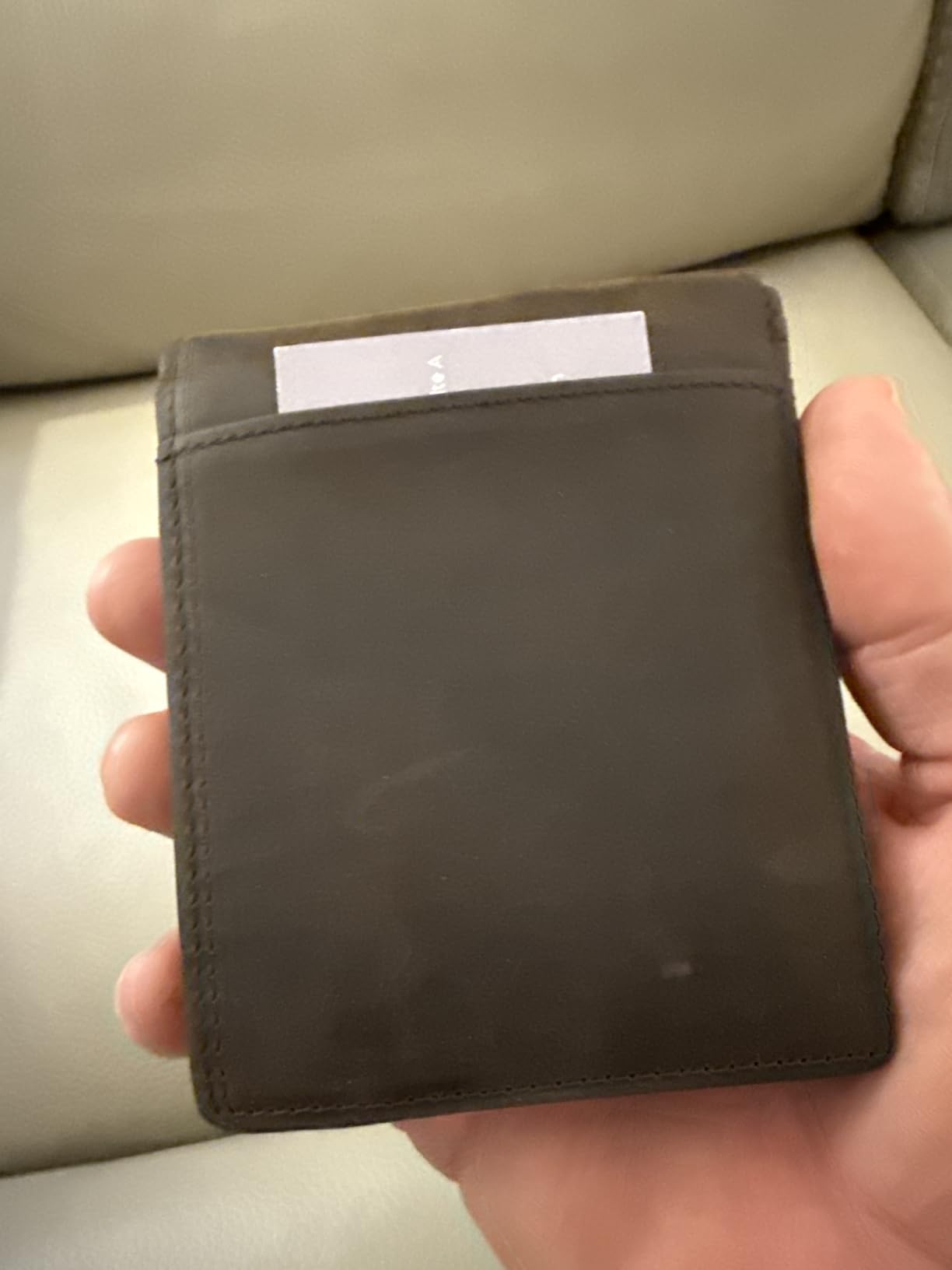 Artpaxy Mens Wallet Genuine Leather Bifold RFID Blocking Wallet for Men with 1 ID Window 13 Card Holders 2 cash pockets 1 Gift Box customer photo 2
