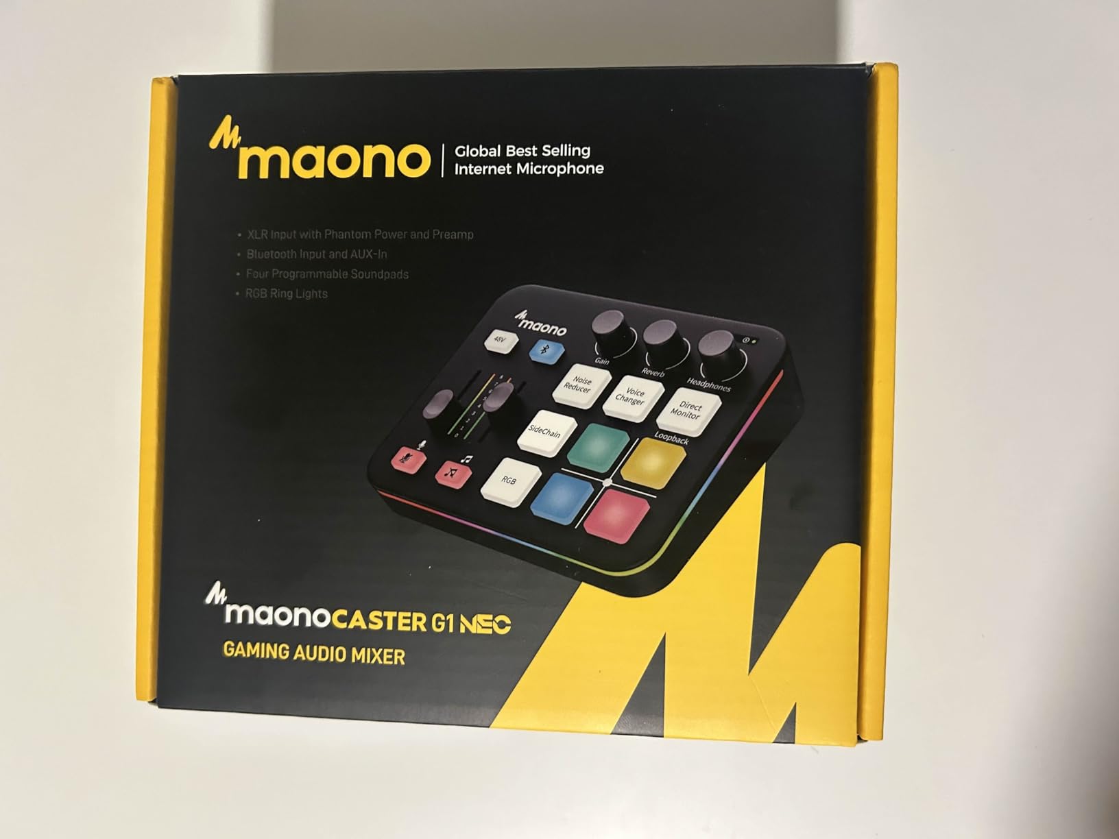 MAONO G1 Neo Gaming Audio Mixer Audio Interface with XLR Input & 48V customer photo 2