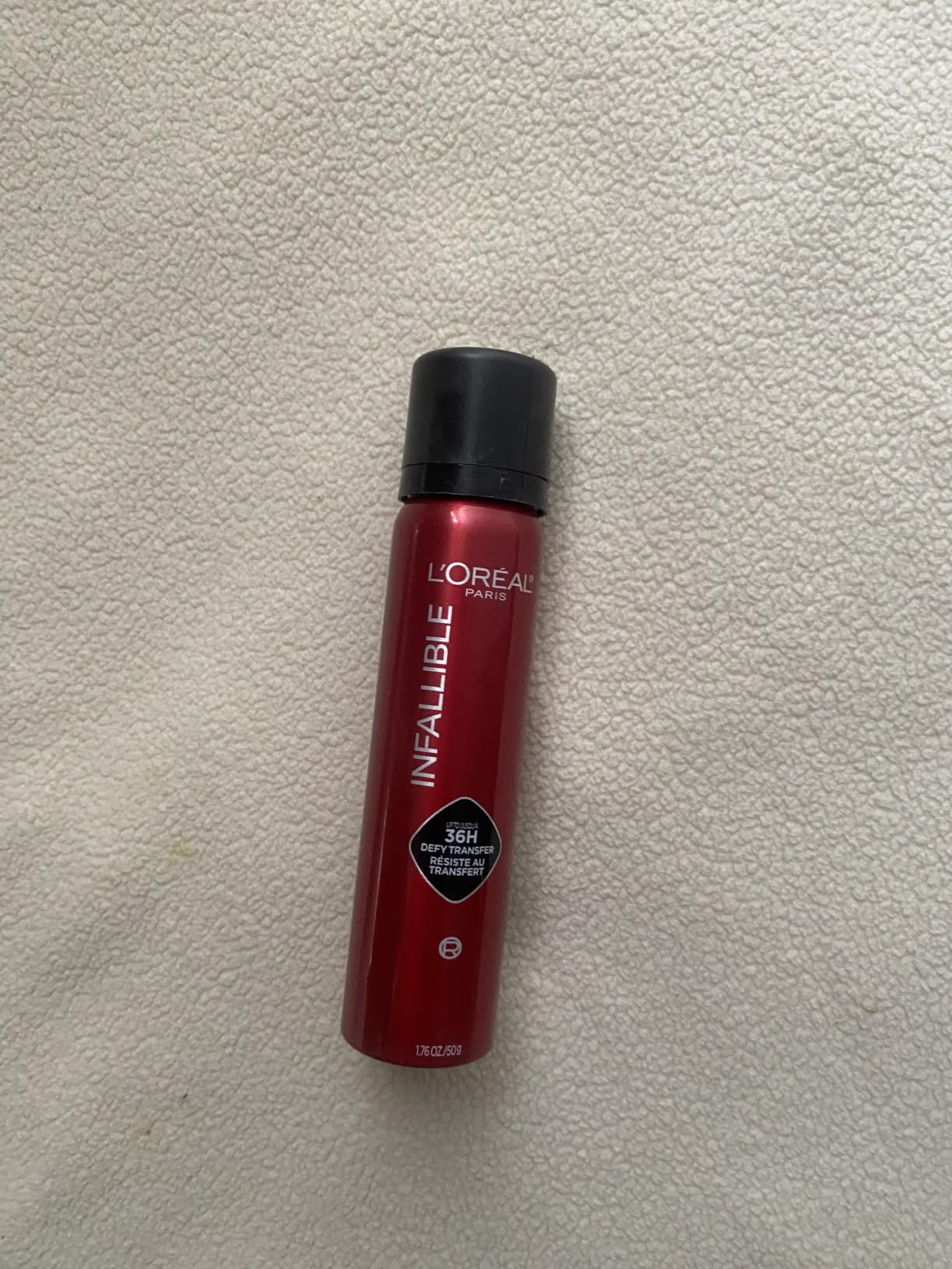 L'Oreal Paris Infallible 3-Second Setting Spray Mist, Microfine Mist for up to 36HR Wear, Clear, 1.76 oz customer photo 1
