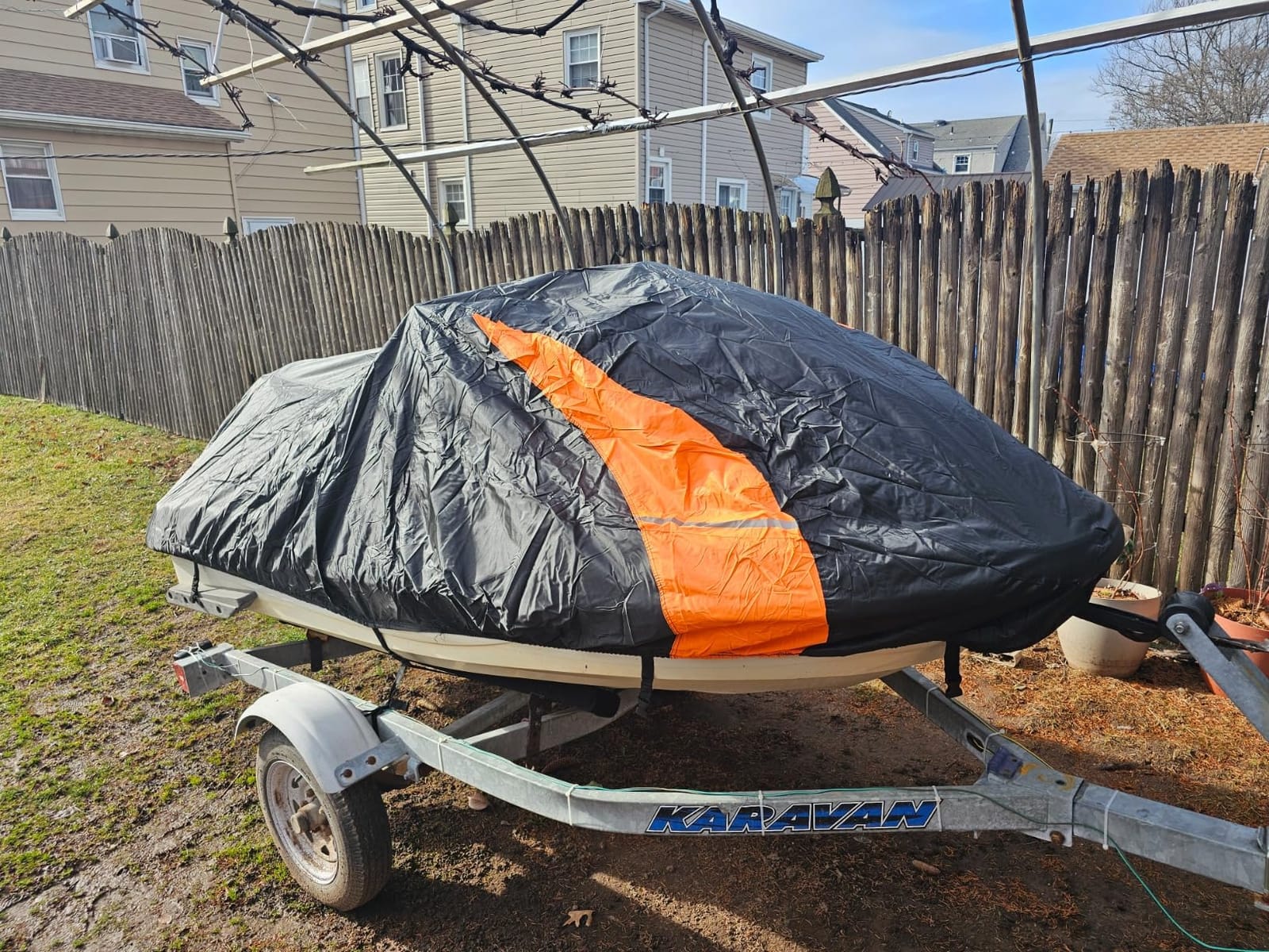 Avecrew Jet Ski Cover Fits 120'' to 135'' L 2-3 Seater PWC (Blue) customer photo 1