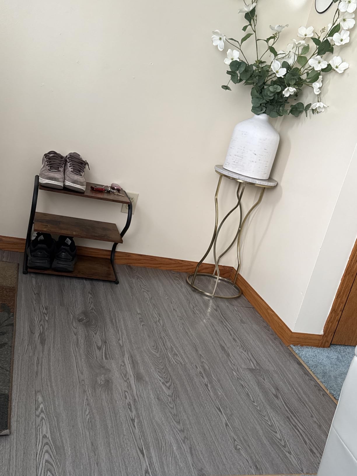 INMOZATA 36 Pack Peel and Stick Floor Tile Waterproof Vinyl Plank Flooring customer photo 2