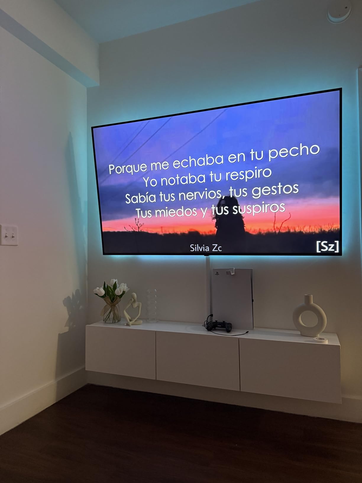 Floating TV Stand Wall Mounted for 65