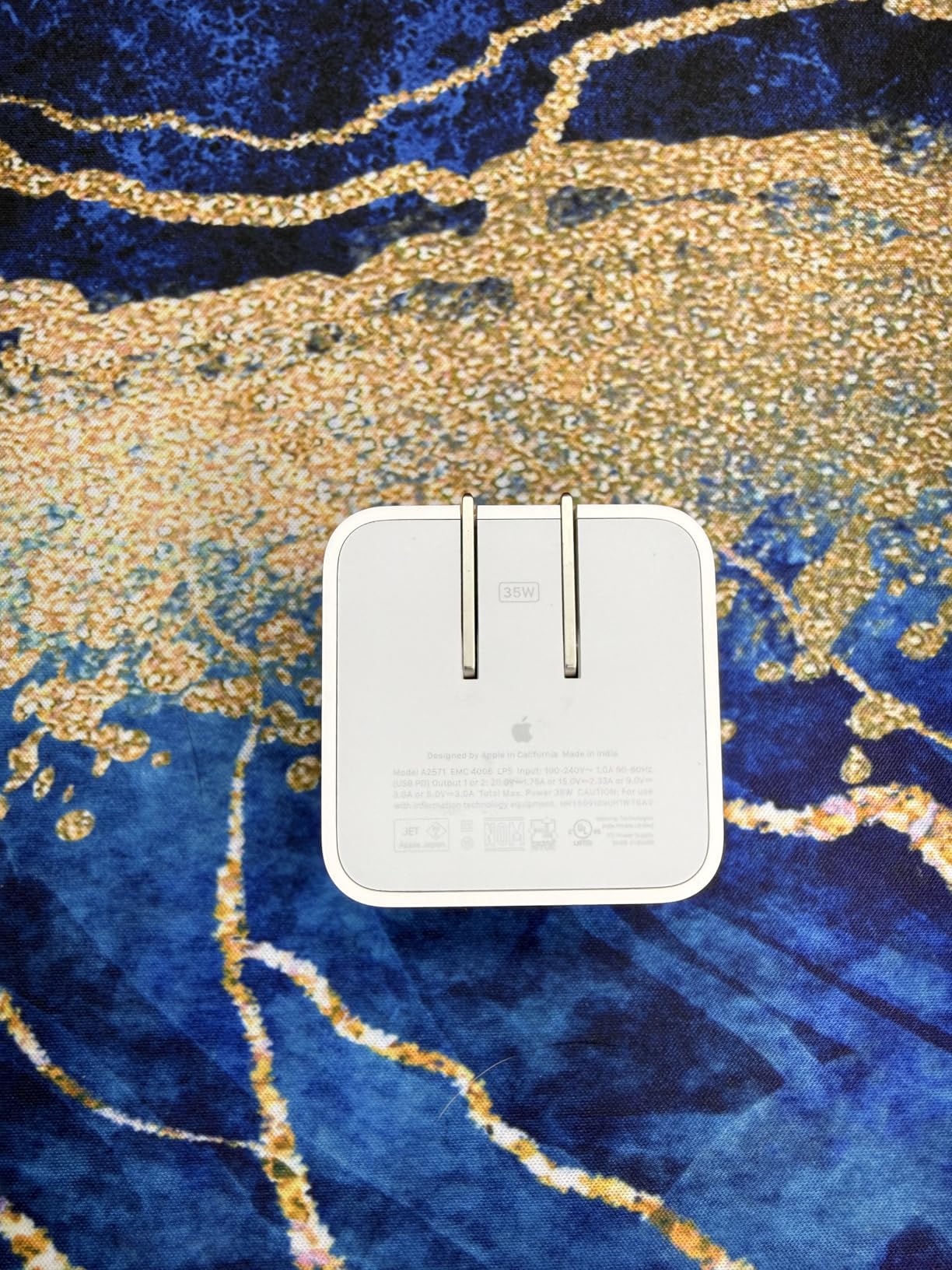 Apple 35W Dual USB-C Port Compact Power Adapter: Fast and Convenient Charging, Type C Wall Charger | 35W dual USB-C ports with folding prongs for MacBook Air, iPhone and iPad customer photo 2