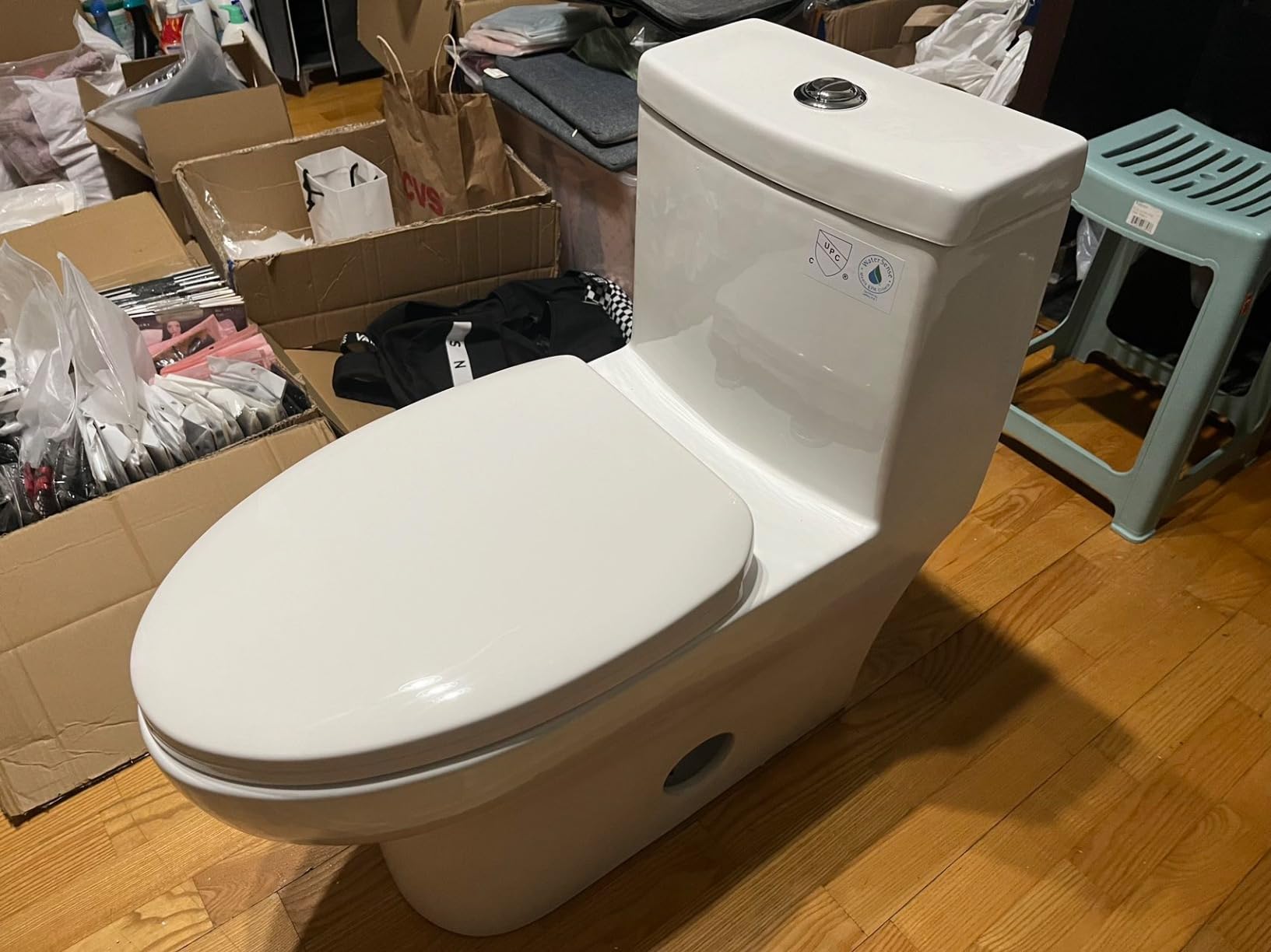 HOROW HR-ST076WD Dual Flush Elongated Toilet with Soft Close Seat, High-Efficiency Supply, Standard Bathroom Toilet 12