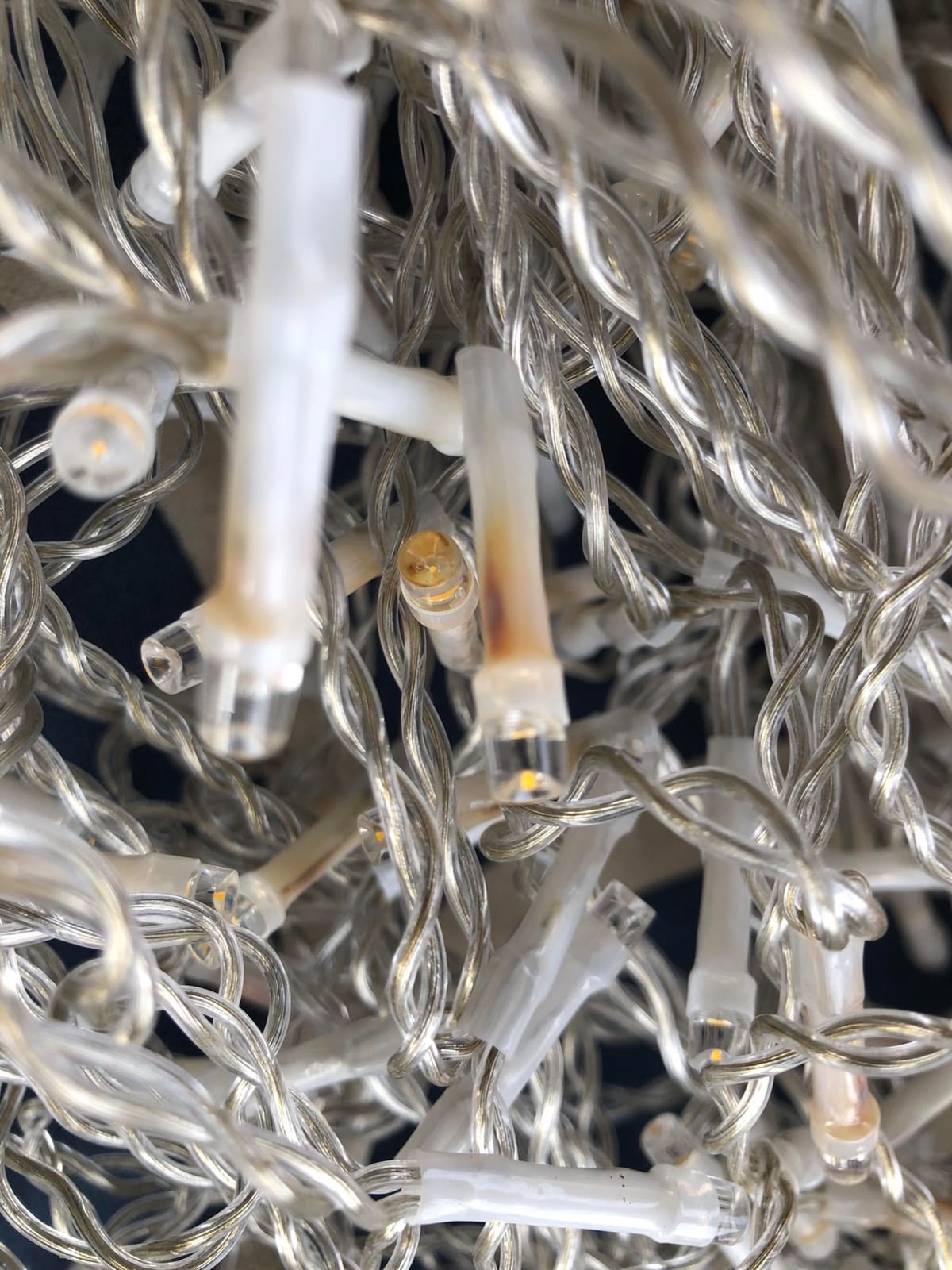 Joomer 33FT Christmas Icicle Lights Outdoor Connectable White | 50 Drops 8 Modes Timer Waterproof Plug-in String Light for Christmas Party, holiday Eaves Roof yard Xmas Decorations customer photo 2