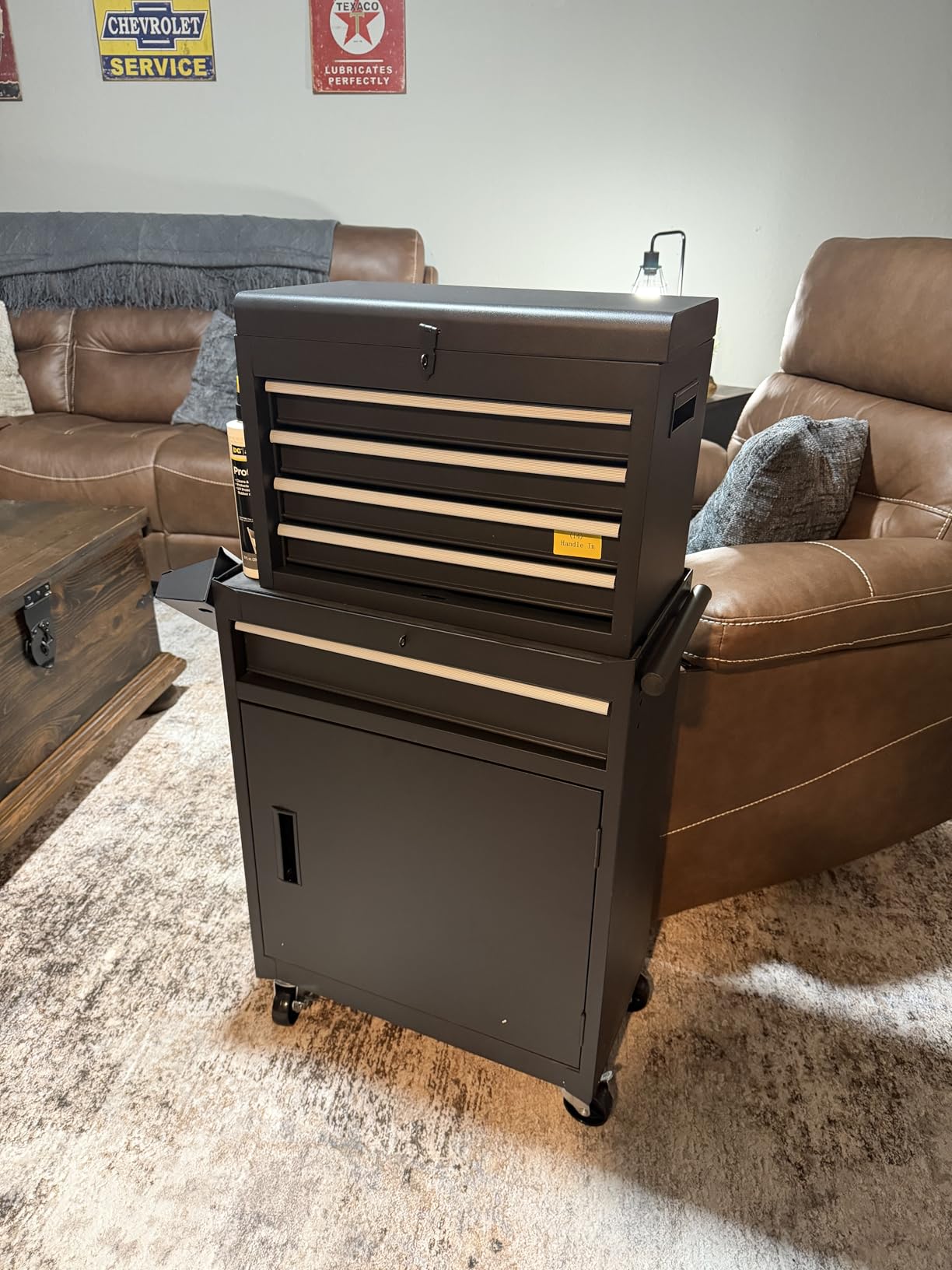 AirWire 5-Drawer Rolling Tool Chest Black | Tool Storage Cabinet with Enhanced Packaging, Detachable Top Tool Box, Metal Tool Cart for Garage Workshop customer photo 2
