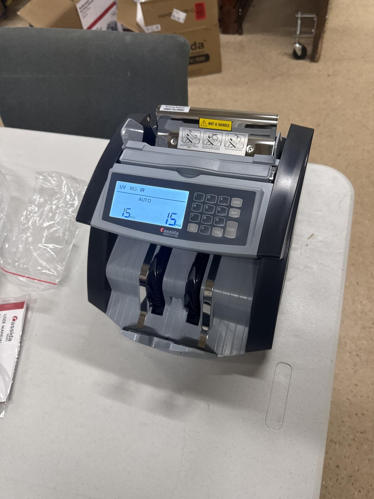 Cassida Money Mixed Bill Counter I Business Grade I 1-Pocket I 8800R V2 customer photo 1