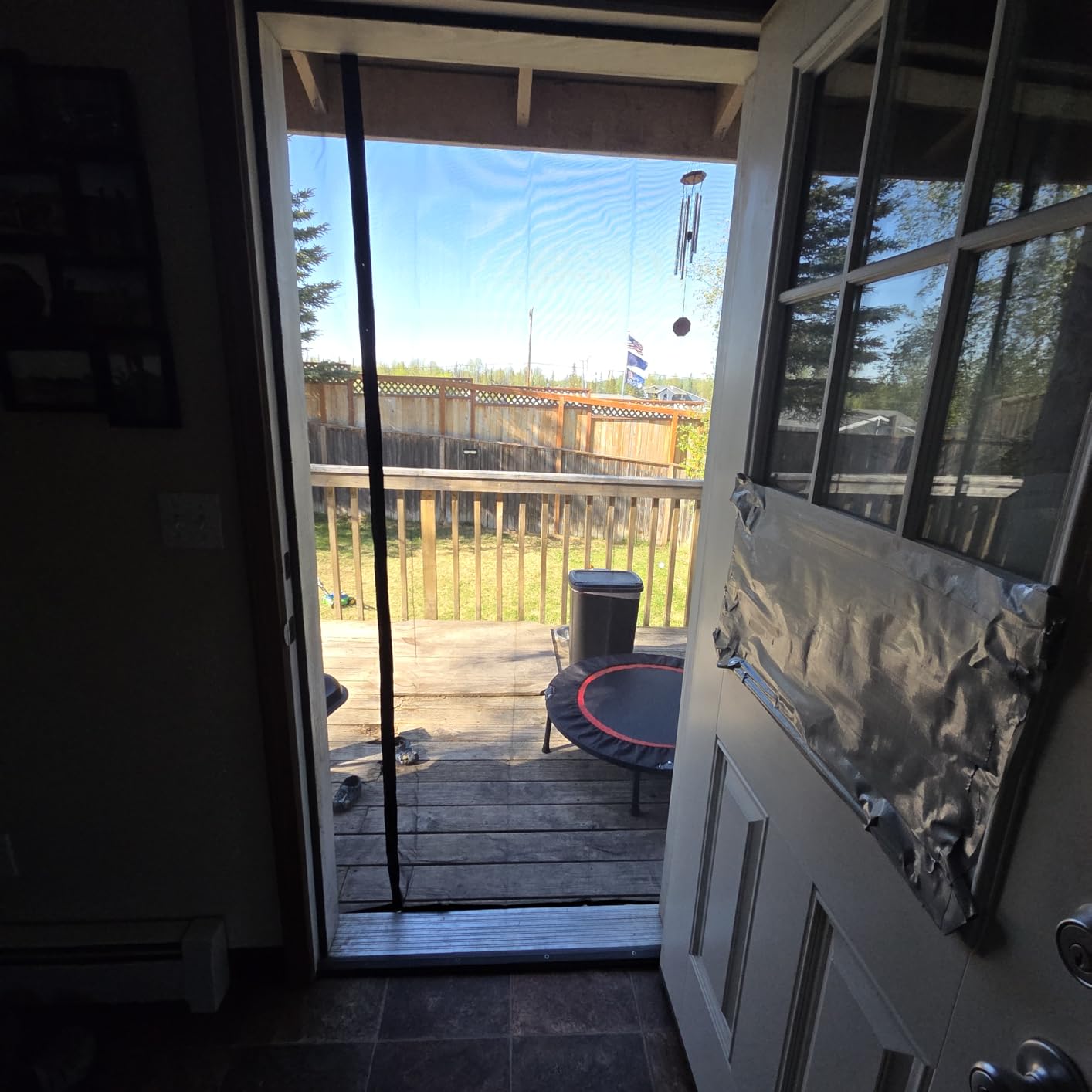 Reversible Side Opening Wide Magnetic Screen Door for Sliding & French Door customer photo 1