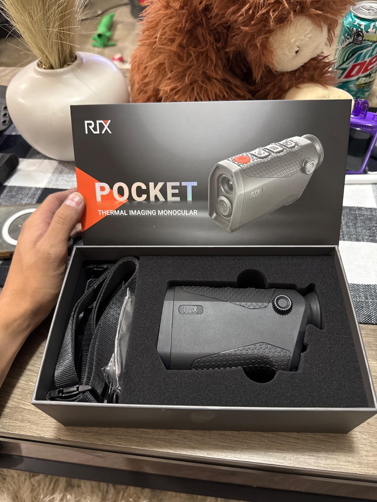 RIX Pocket K3 Thermal Monocular for Hunting, 384x288 Night Vision Monocular customer photo 1
