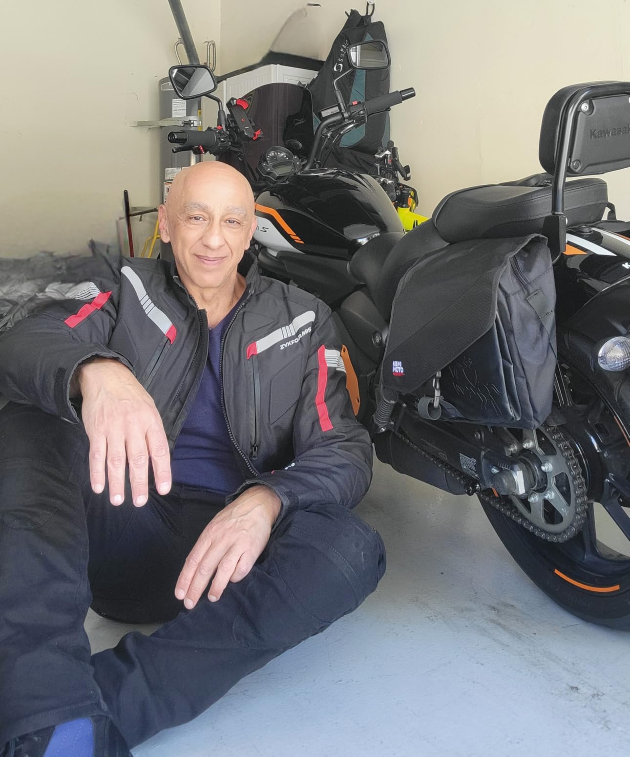KEMIMOTO Motorcycle Saddlebags 40L(20Lx2) Large Capacity customer photo 1