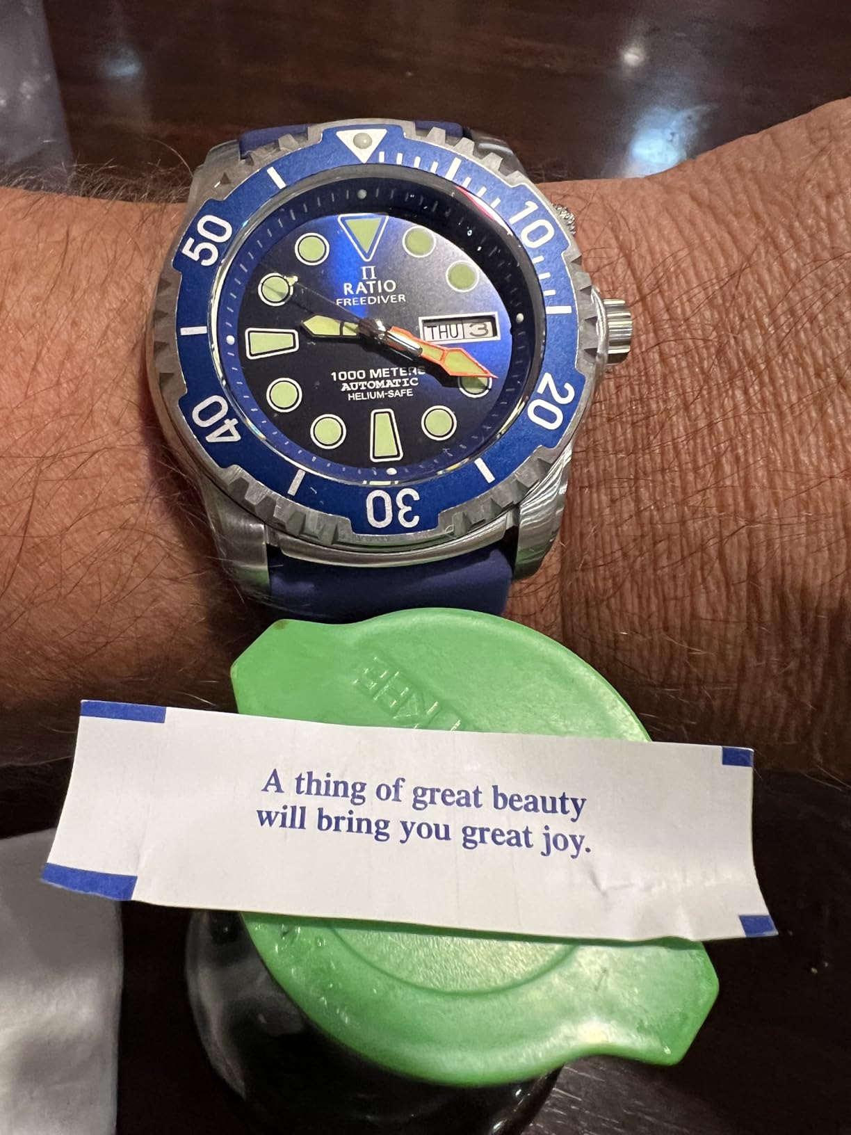 RATIO FreeDiver Helium-Safe Dive Watch Sapphire Crystal Automatic Diver Watch 1000M Water Resistant Diving Watch for Men customer photo 1