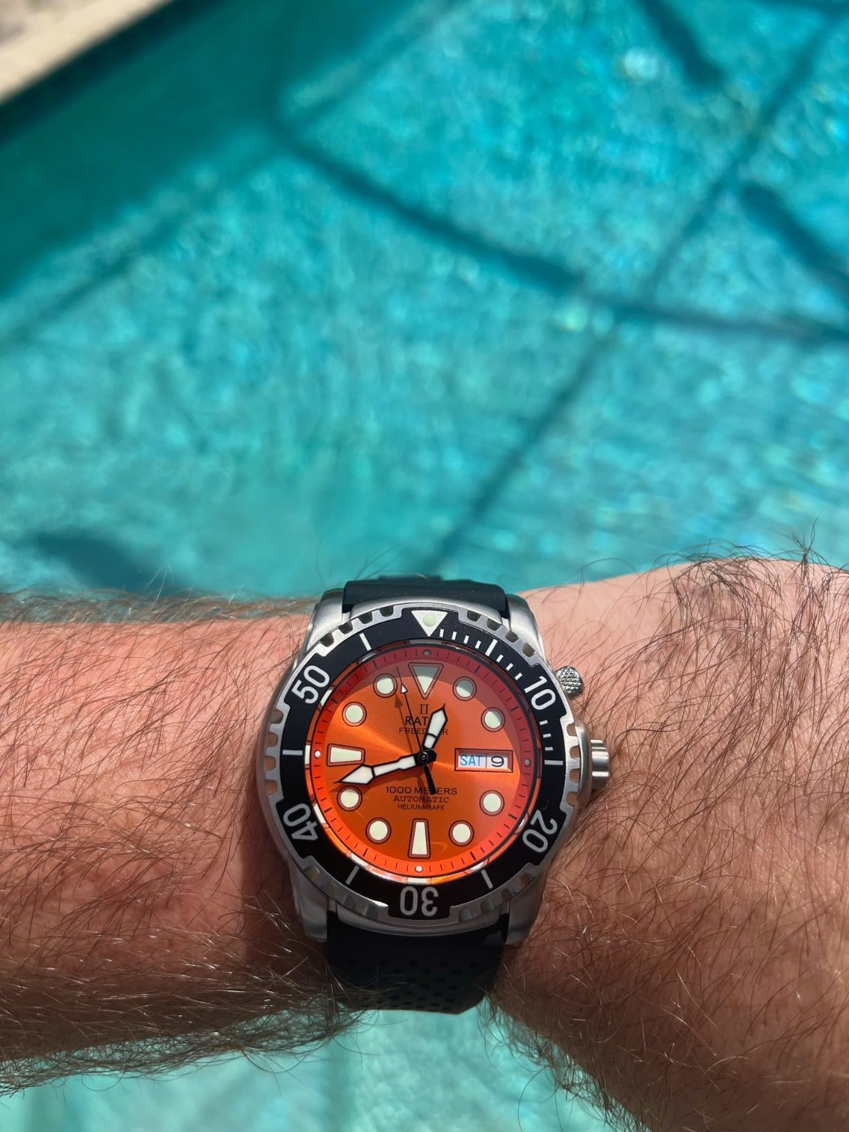 RATIO FreeDiver Helium-Safe Dive Watch Sapphire Crystal Automatic Diver Watch 1000M Water Resistant Diving Watch for Men customer photo 2